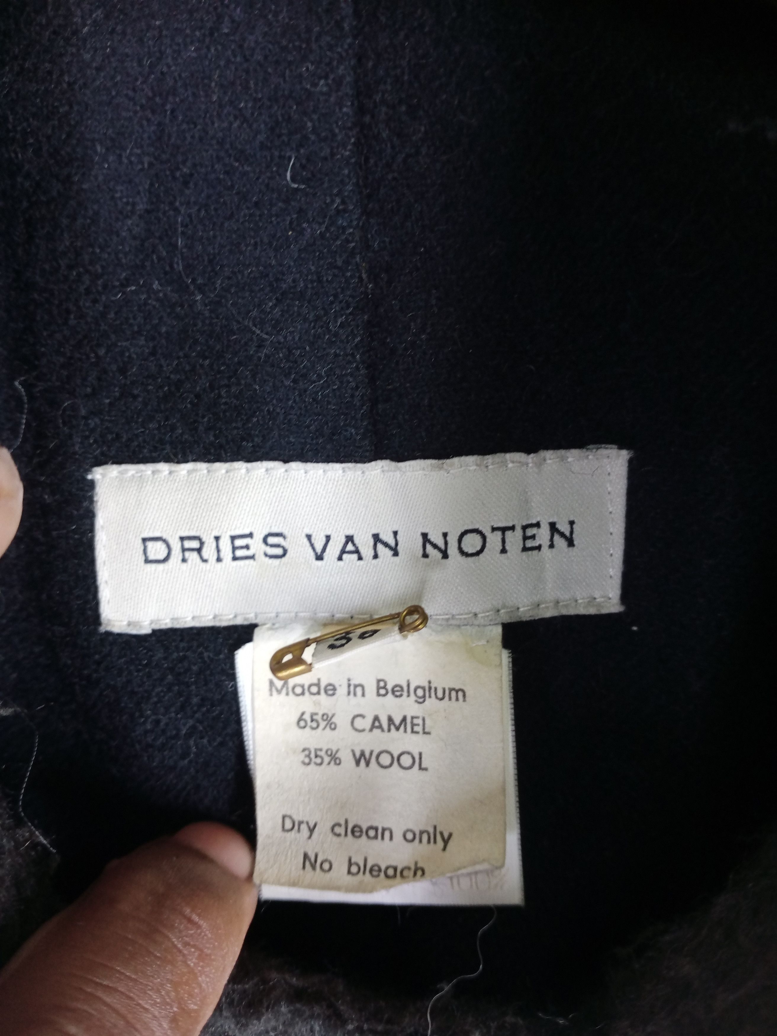 Dries Van Noten Dries Van Noten Comel/Wool Long Coat Size US S / EU 44-46 / 1 - 6 Thumbnail