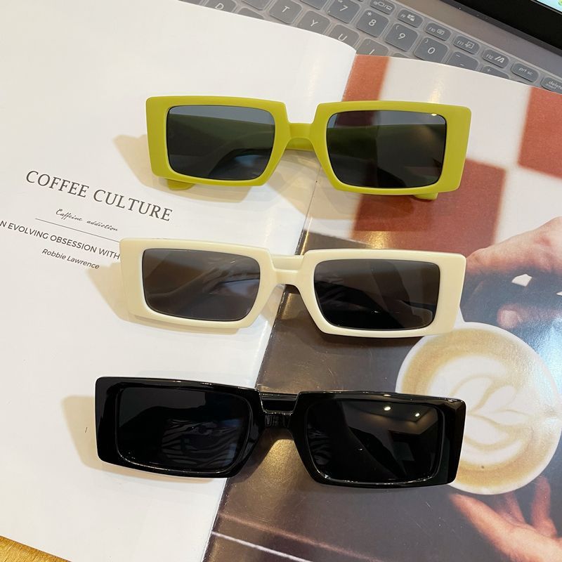 VIBE Hip-hop Street ins style custom avant-garde sunglasses Size ONE SIZE - 6 Thumbnail