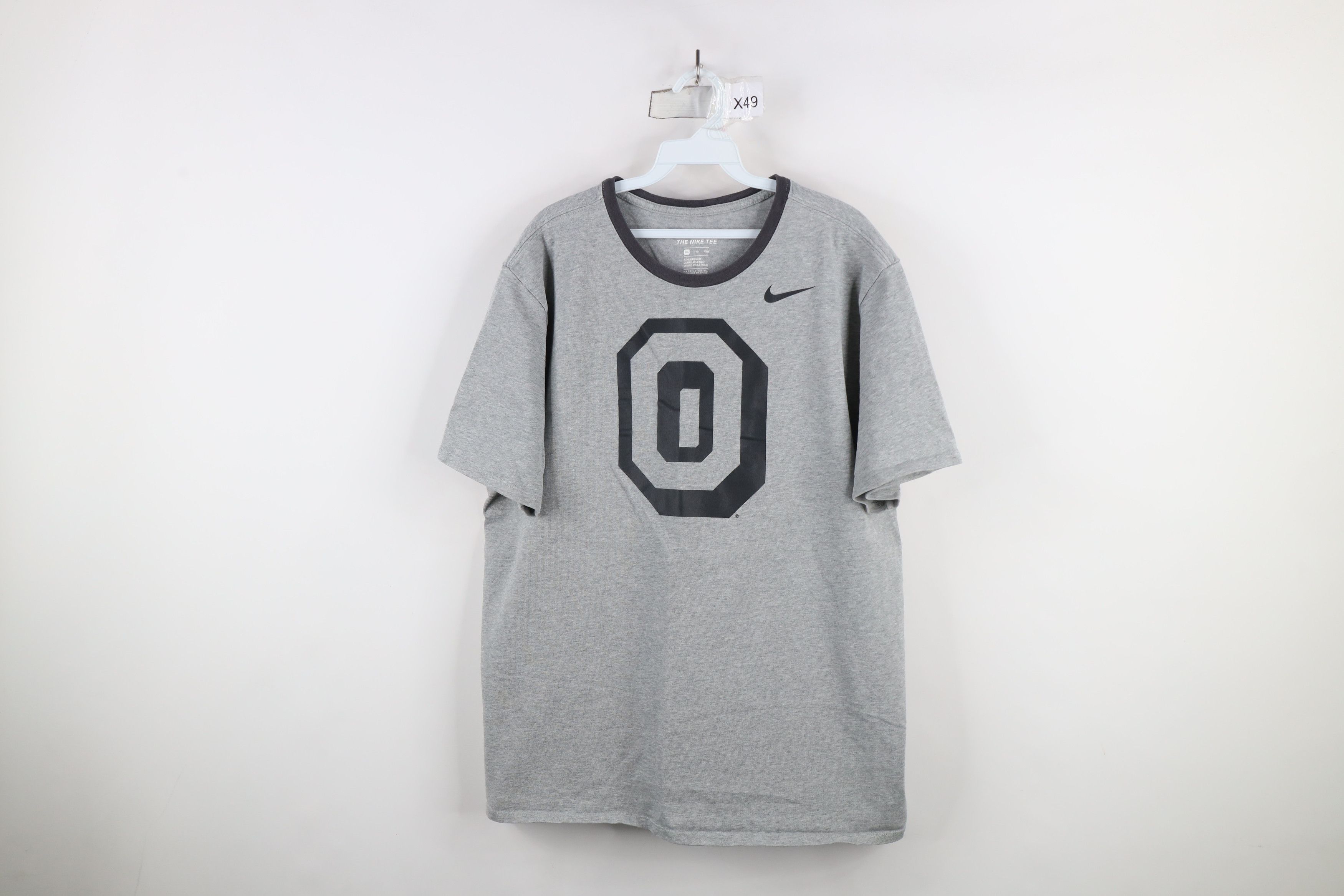 Nike × Vintage Nike Ohio State University Heavyweight Short Sleeve T-Shirt Size US XXL / EU 58 / 5 - 1 Thumbnail