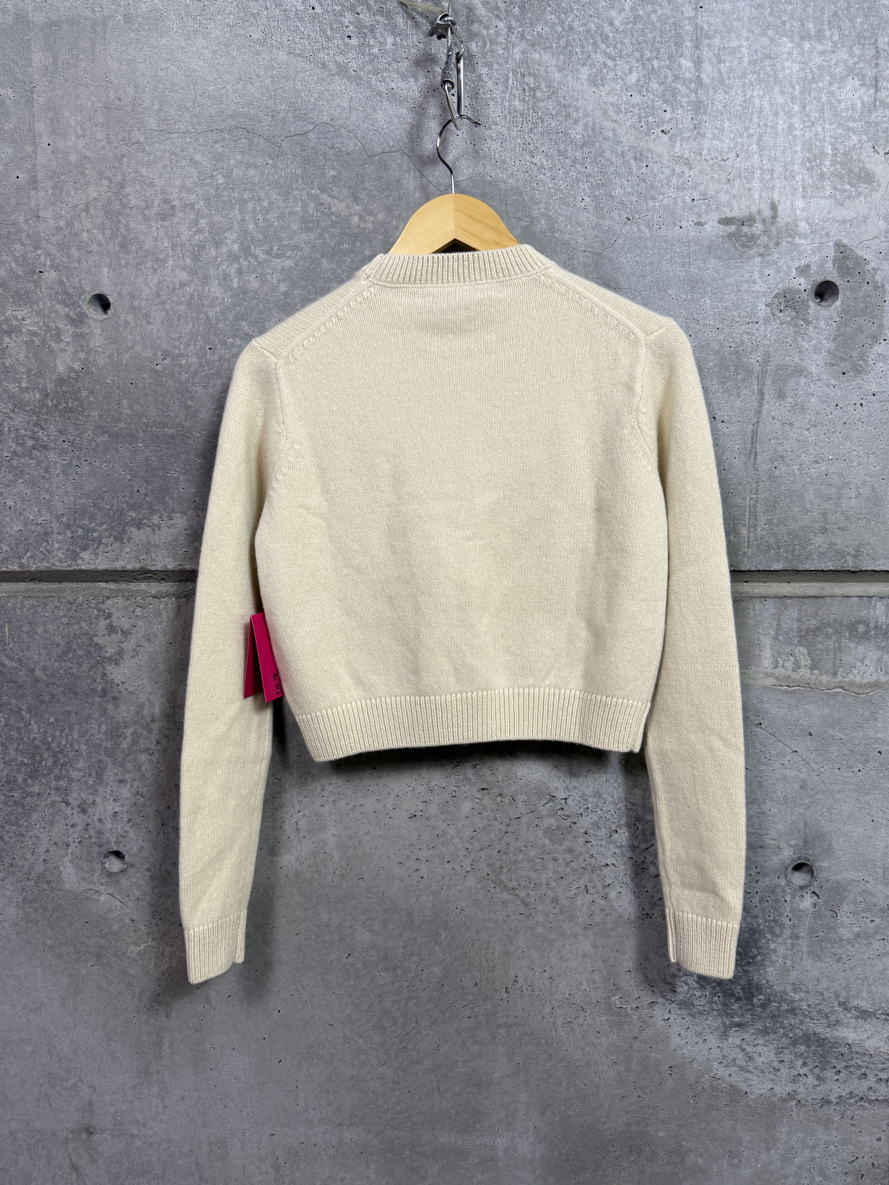 The Elder Statesman $1050 The Elder Statesman Simple Crew Cashmere Sweater Size S / US 4 / IT 40 - 6 Thumbnail