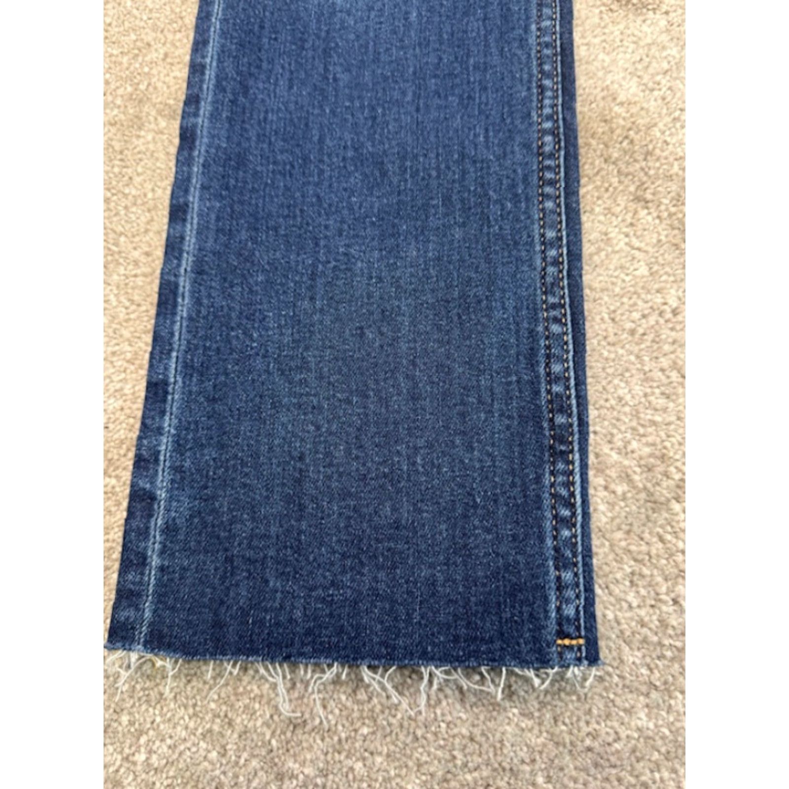 Gap VINTAGE Gap Jeans Womens 26x26.5 Blue Denim Slim High Rise Unhemmed NEW 6321 Size 26" / US 2 / IT 38 - 2 Thumbnail