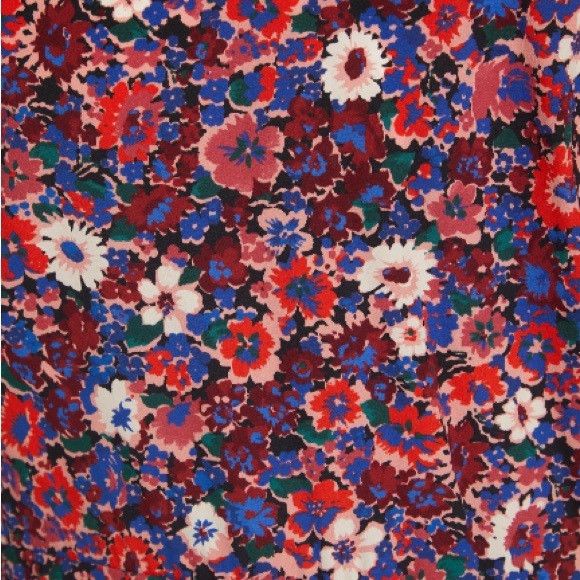 Veronica Beard VERONICA BEARD -Louella Floral Print Dress In Berry Multi Size XS / US 0-2 / IT 36-38 - 5 Thumbnail