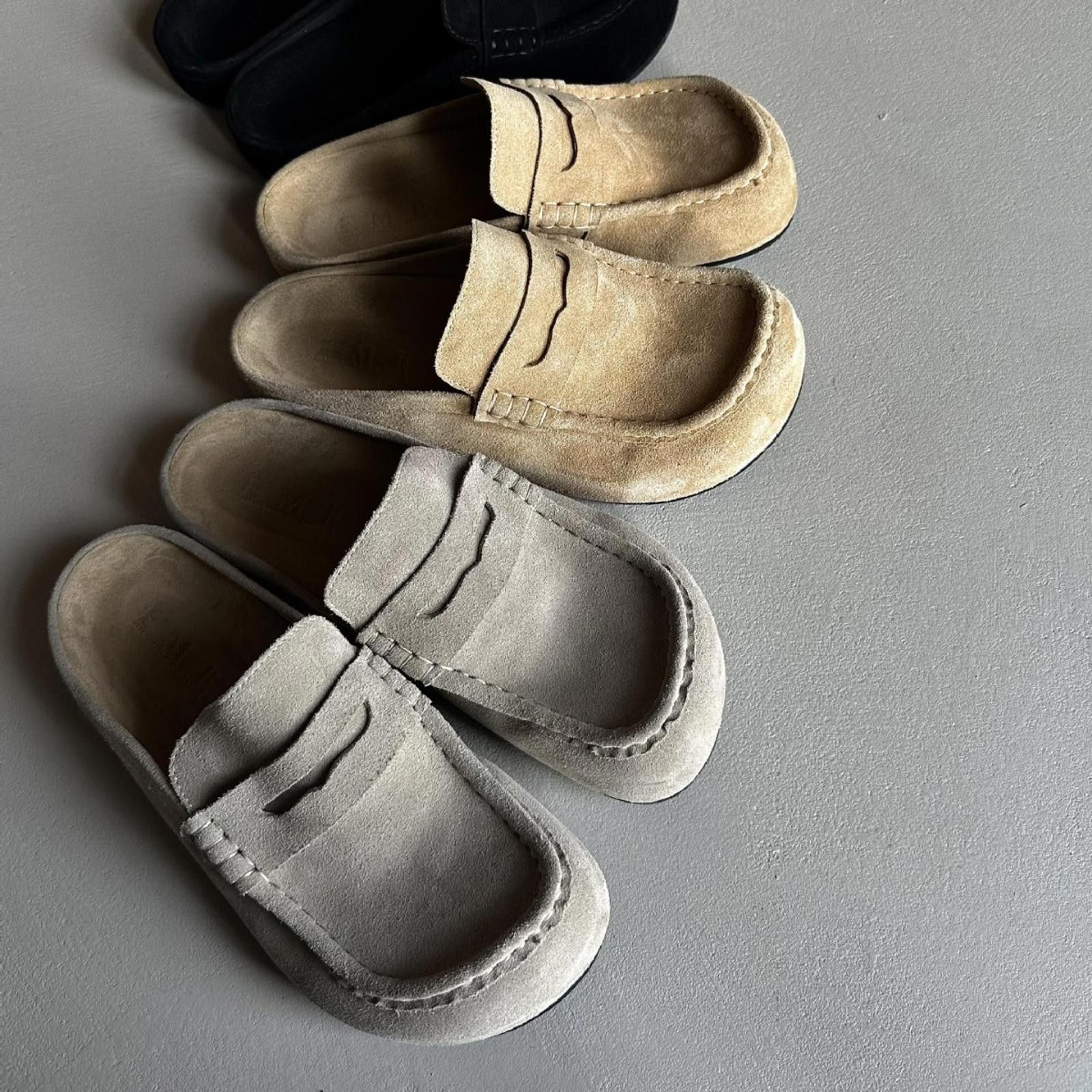 Other Suede Slip-On Loafers Size US 10 / EU 43 - 3 Thumbnail