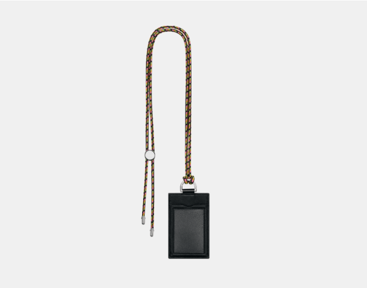 Dior o1w1db10426 2ESCH1 Size:OS / Vertical Card Holder in Black Size ONE SIZE - 3 Thumbnail