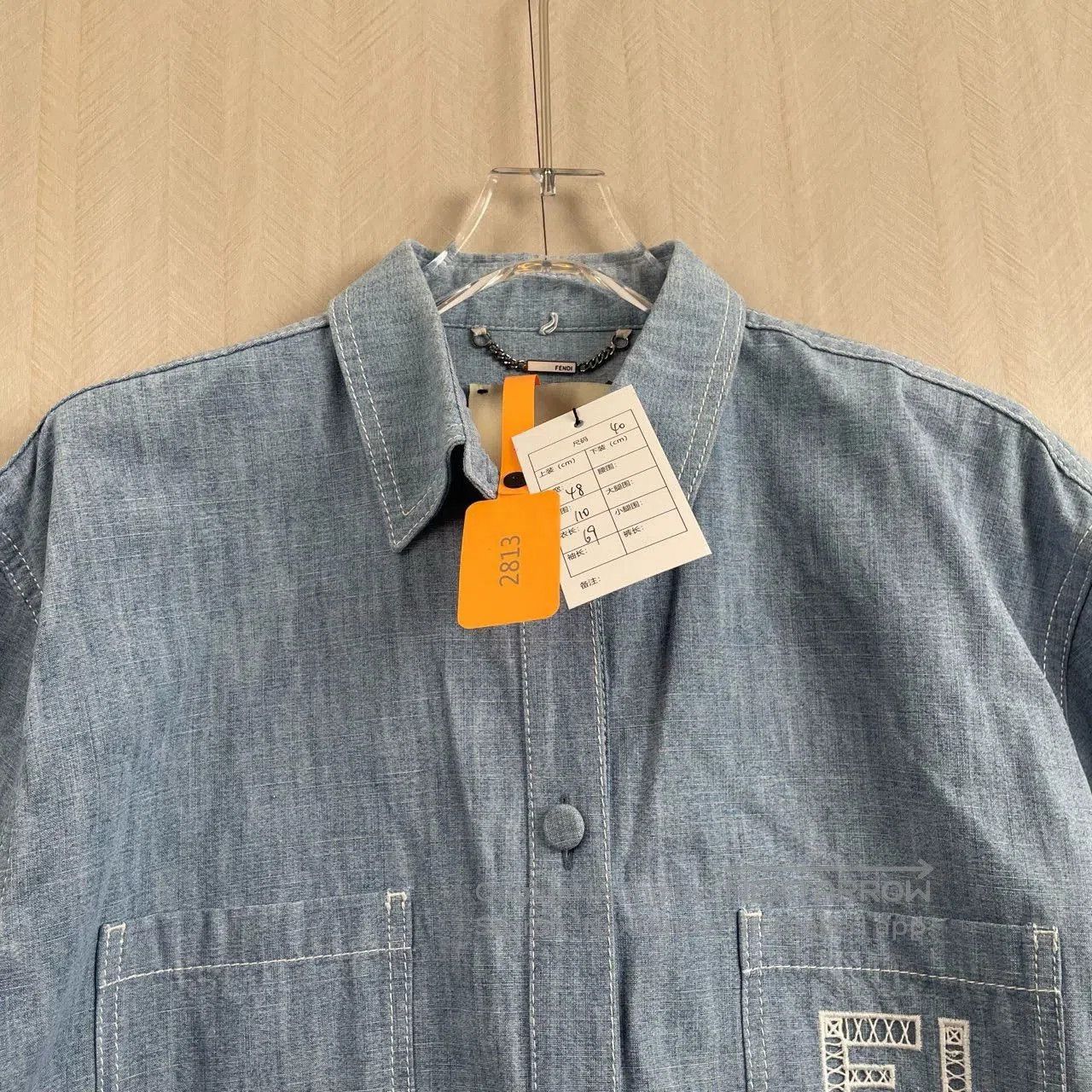 Fendi fendi logo pocket short sleeve shirt. Size US M / EU 48-50 / 2 - 1 Thumbnail