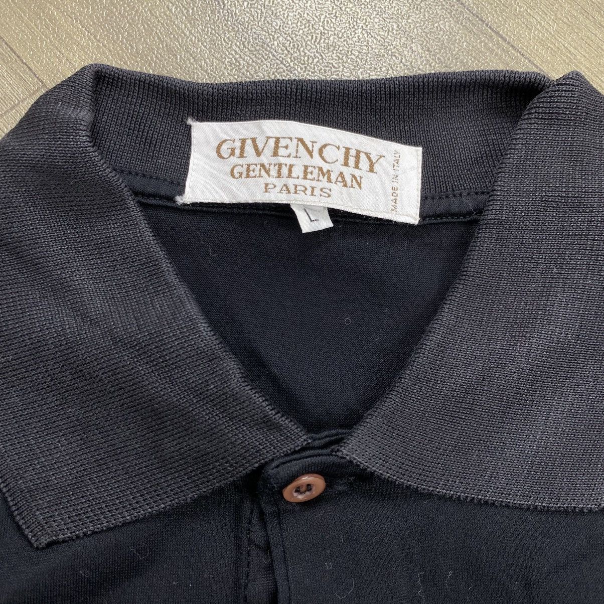 Givenchy 1990s Givenchy Gentleman Paris Pocket Longsleeve Polo Shirt Size US L / EU 52-54 / 3 - 5 Thumbnail