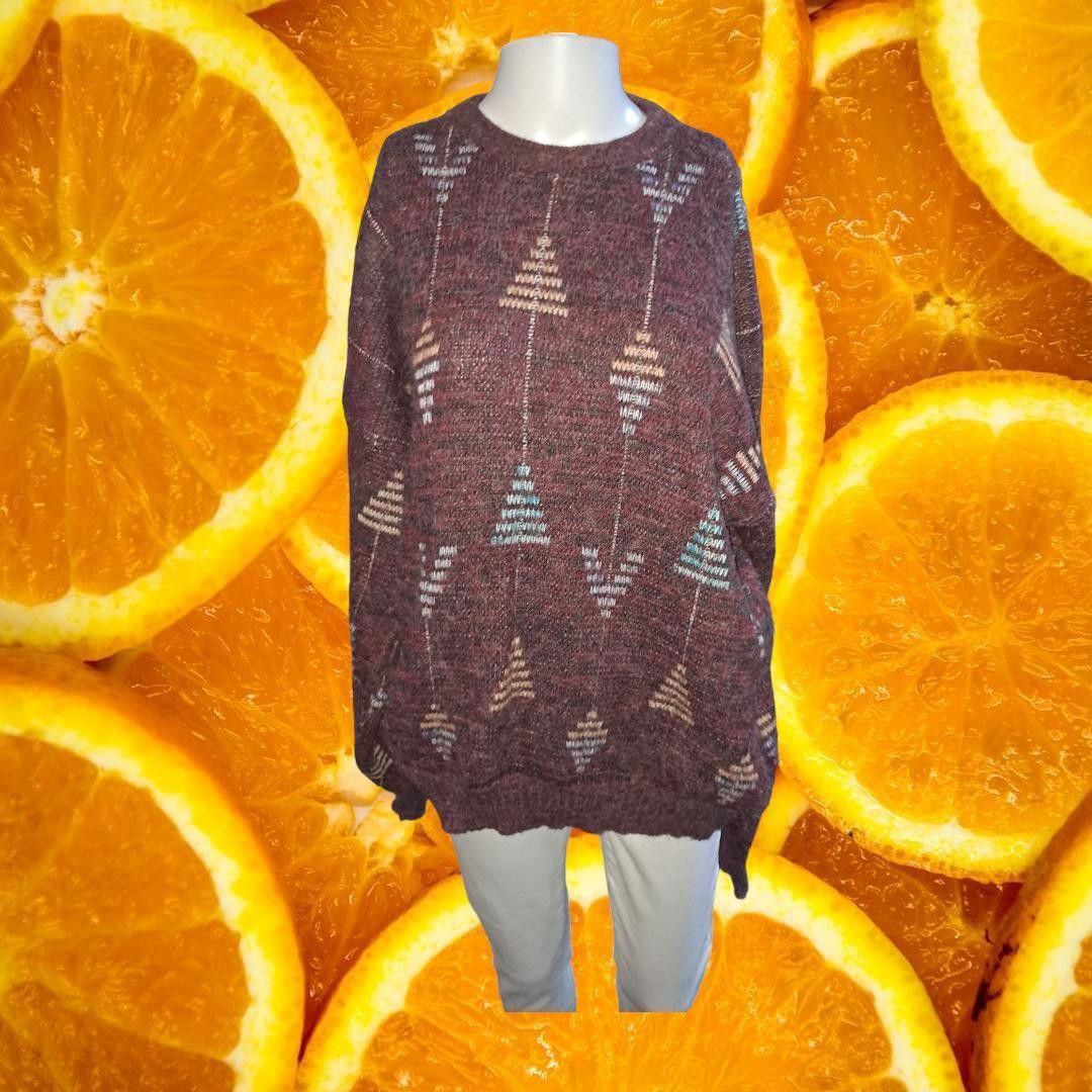 McGregor Vintage VTG McGregor Maroon with Tree Design Crew Neck Sweat Size US L / EU 52-54 / 3 - 2 Thumbnail