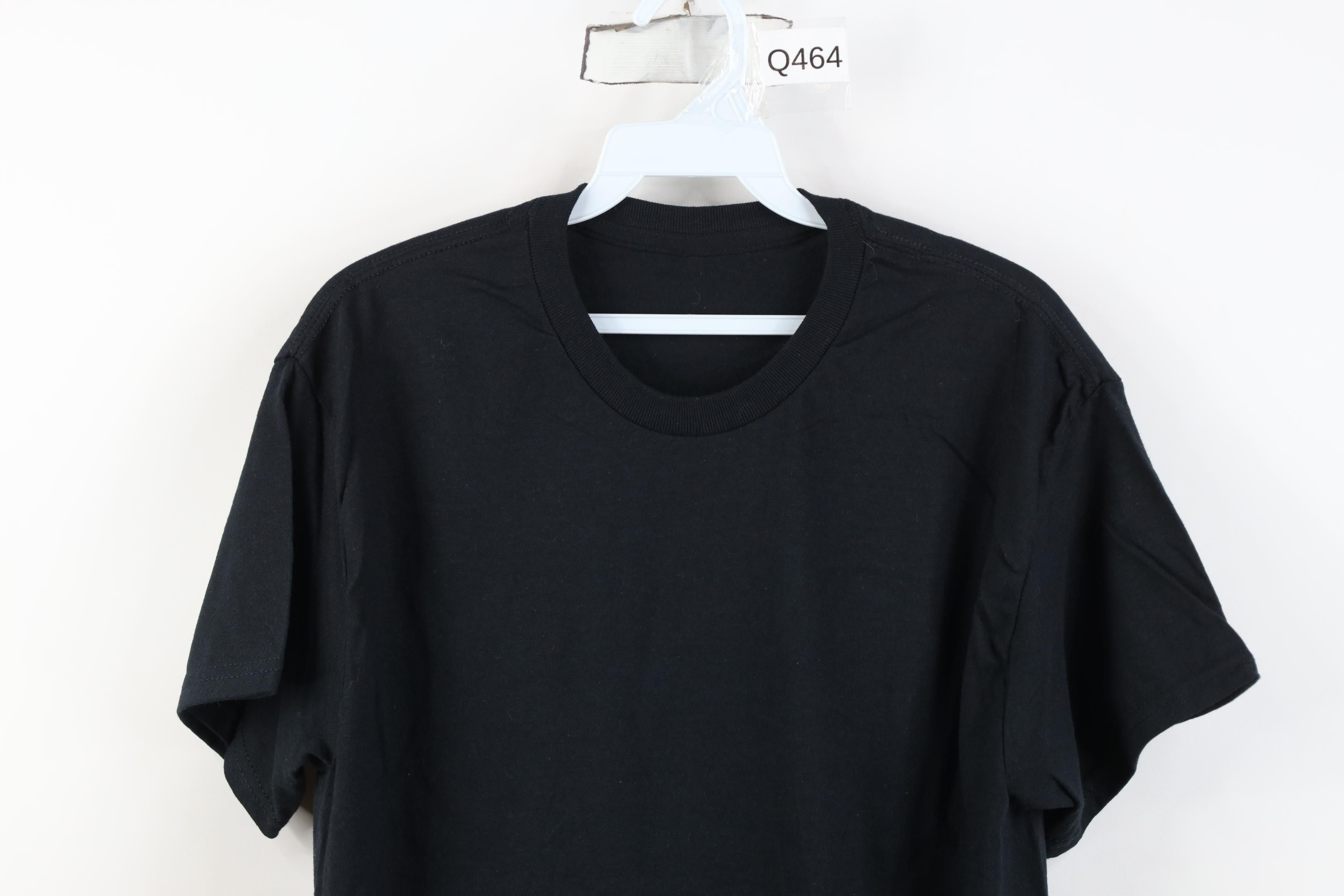 Vintage Deadstock Vintage Y2K Streetwear Short Sleeve T-Shirt Black Size US M / EU 48-50 / 2 - 2 Thumbnail