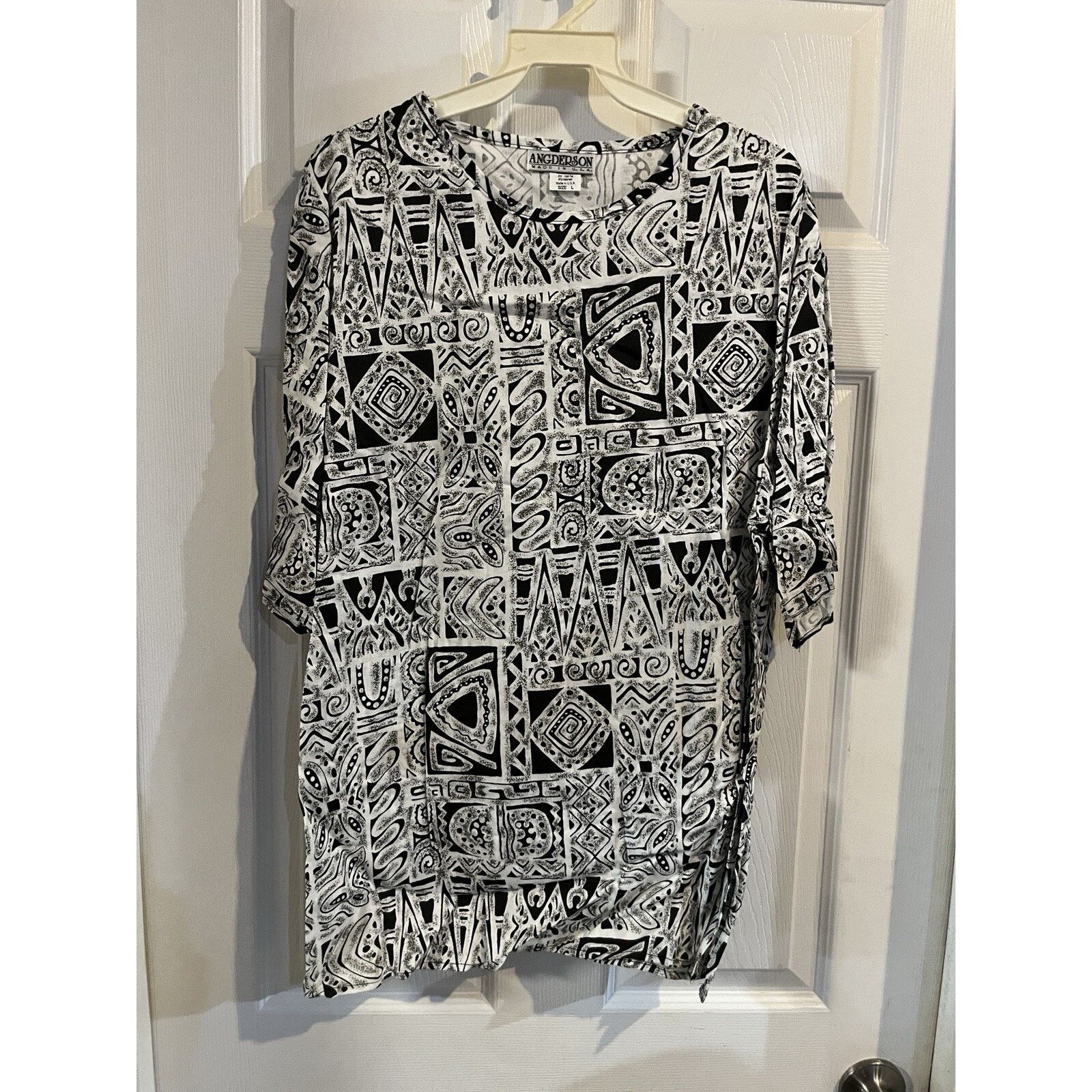 Other Angderson (L) Short Sleeve Shirt & Bermuda Shorts 100% Rayon Size US L / EU 52-54 / 3 - 4 Thumbnail