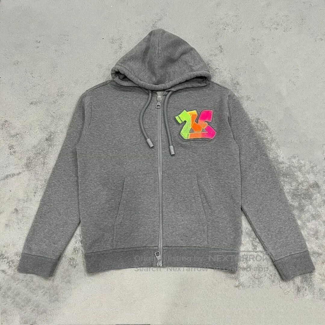 Louis Vuitton louis vuitton 3d graffiti hooded jacket. Size US L / EU 52-54 / 3 - 1 Thumbnail
