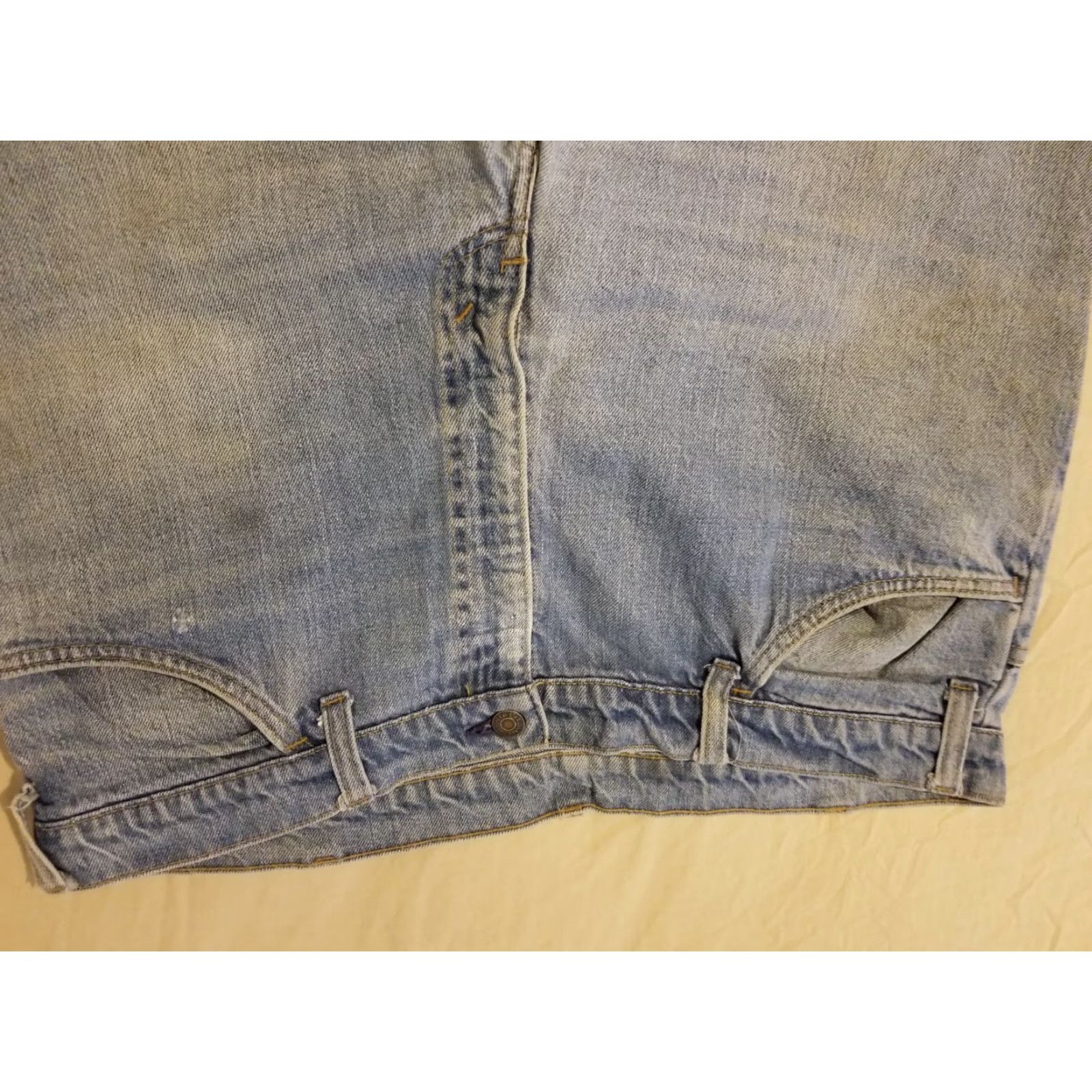Levi's VINTAGE Levi's Jeans 38x28 Boot Denim Pants Orange Tab Mens 5-Pocket Design Size US 38 / EU 54 - 5 Thumbnail