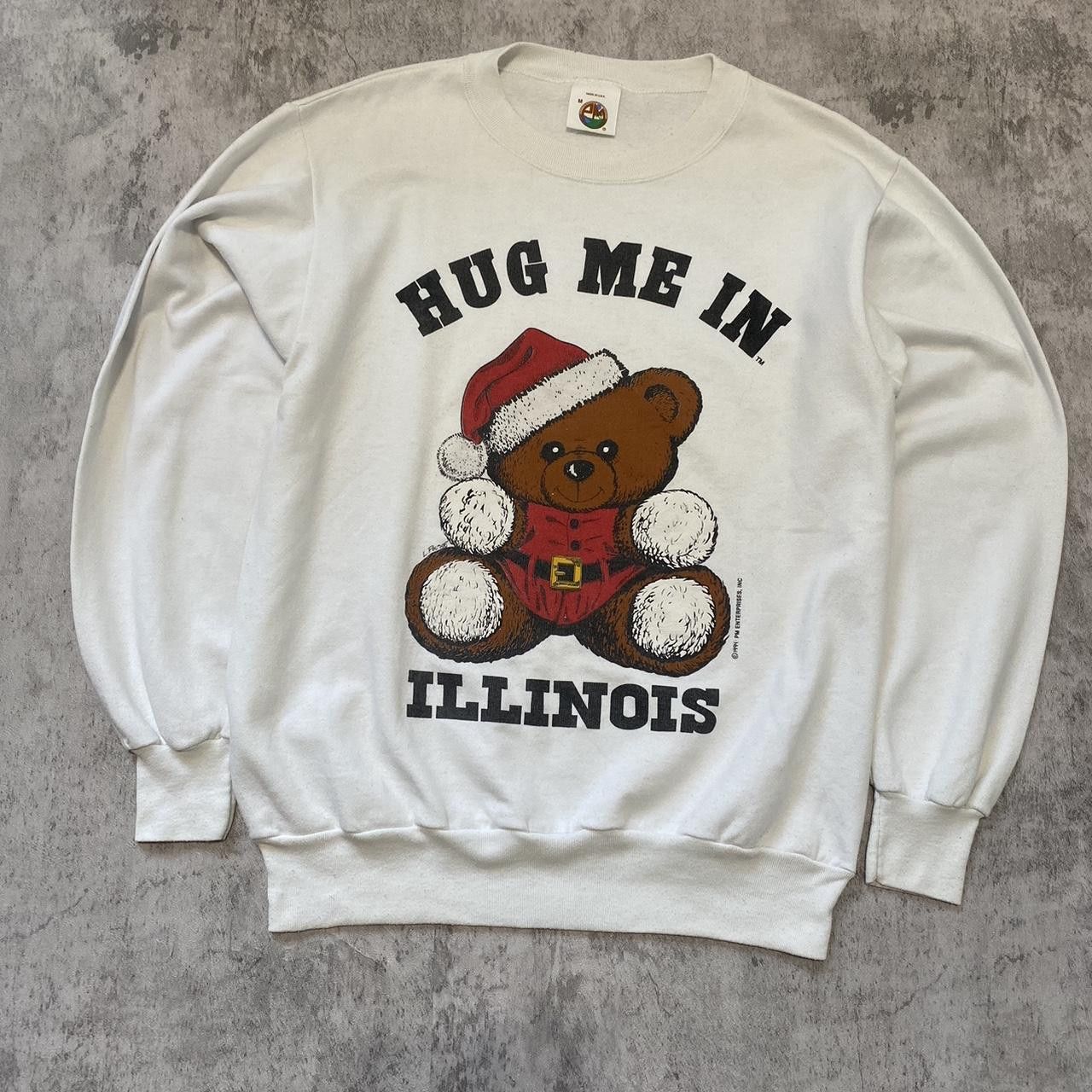 Other 1994 Bear Santa Christmas White vintage 90s Size US M / EU 48-50 / 2 - 1 Thumbnail