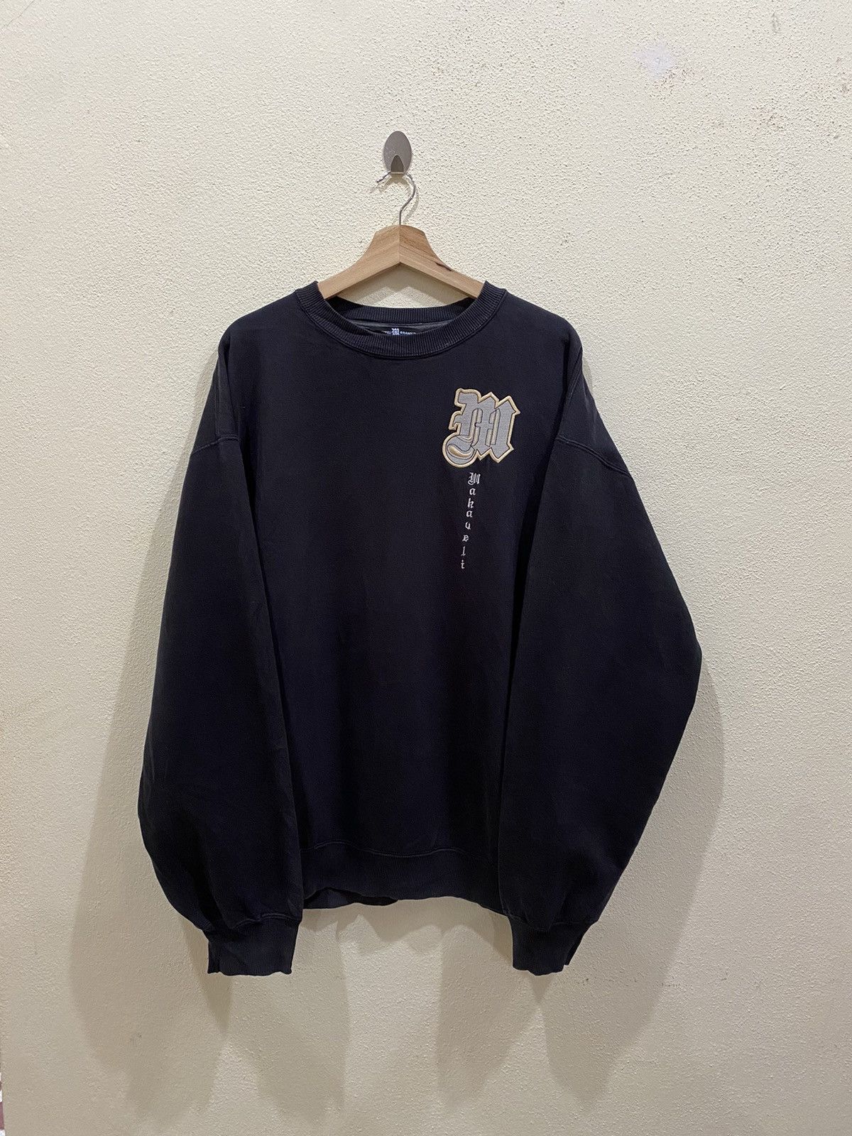 Japanese Brand × Makaveli Japanese Brand Makaveli Small Logo Sweatshirt Size US XXL / EU 58 / 5 - 2 Thumbnail