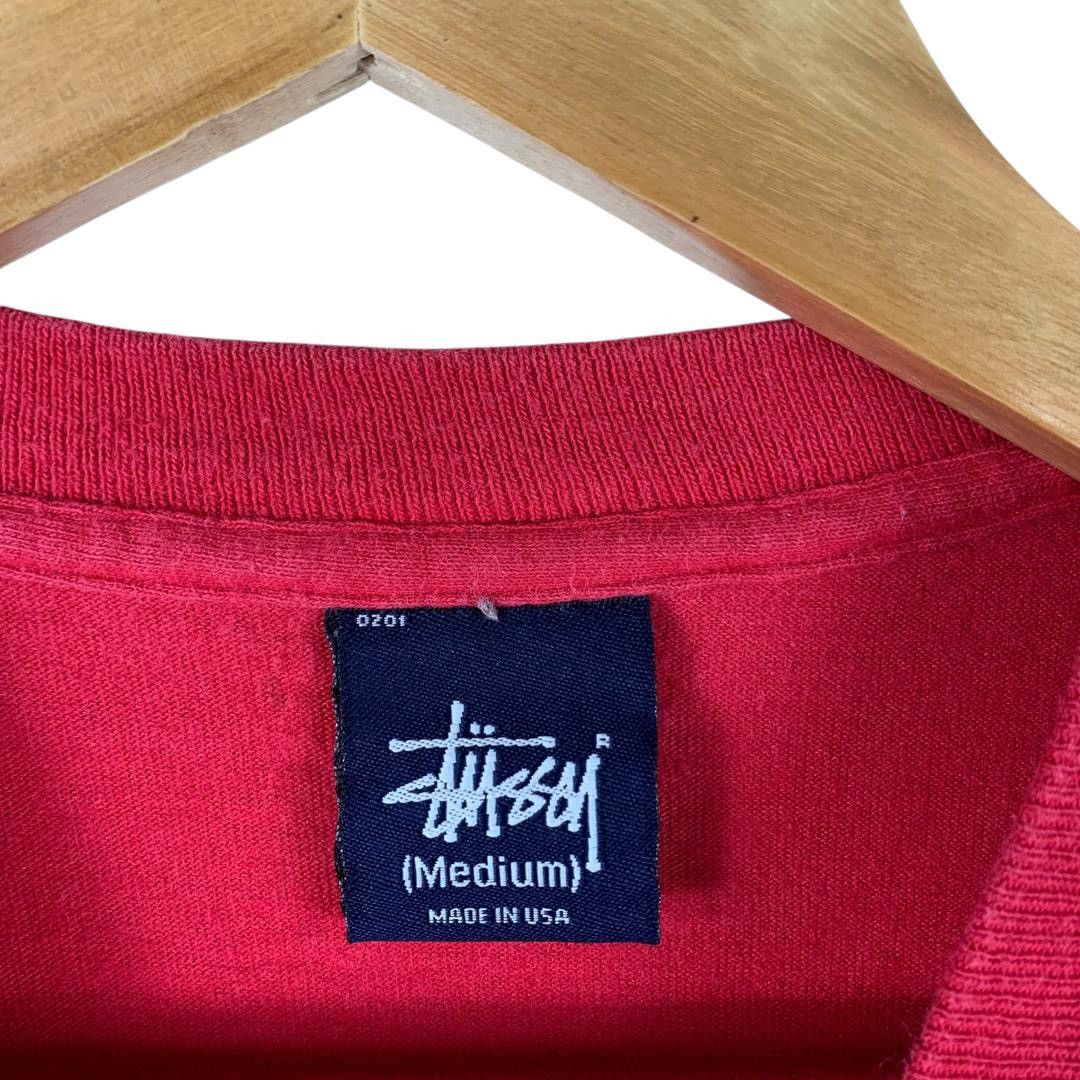 Stussy × Vintage Vintage 90s STUSSY the vapors 88 streetwear tee Size US M / EU 48-50 / 2 - 3 Thumbnail