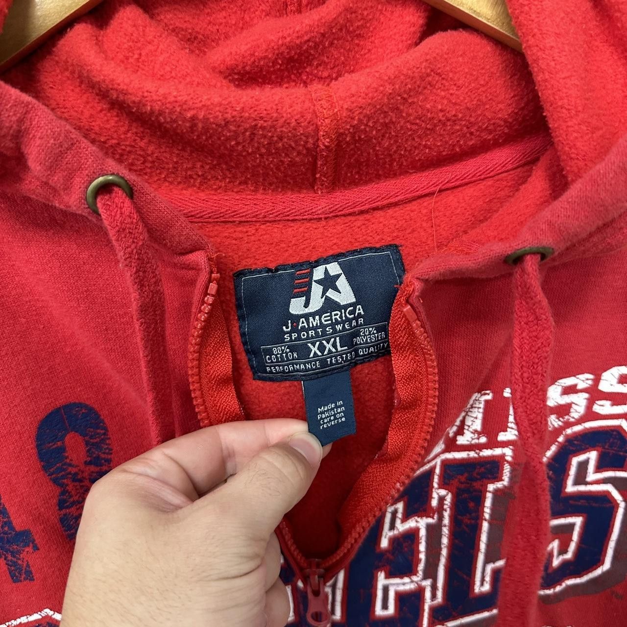 Vintage Y2K Ole Miss Rebels Zip Up Hoodie Sweatshirt XXL Size US XXL / EU 58 / 5 - 4 Thumbnail