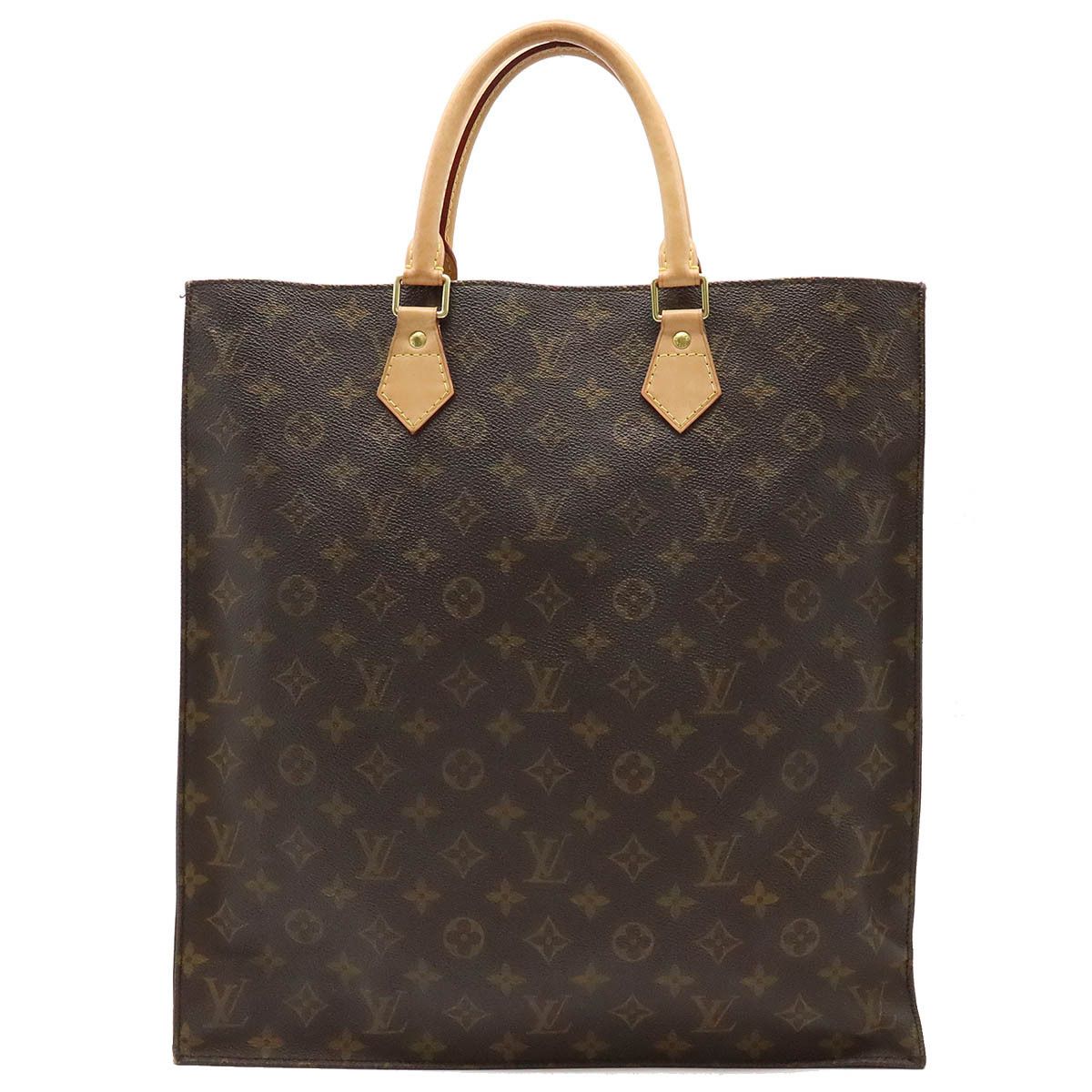 Louis Vuitton Louis Vuitton Louis Vuitton Monogram Sac Plat Tote Bag M51140 Canvas Tote Bag M51140 in Very Good Condition Size ONE SIZE - 1 Thumbnail