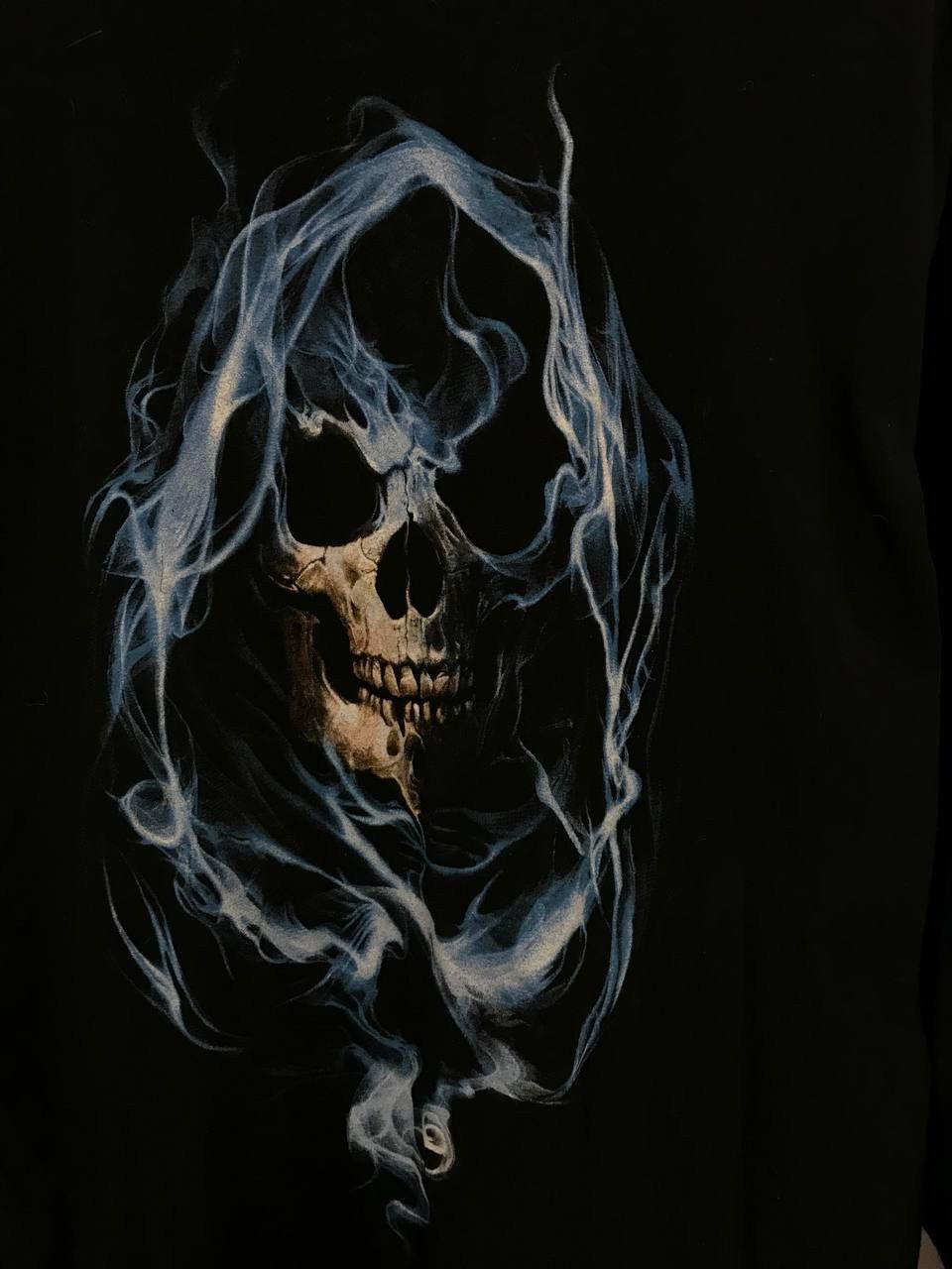 Vintage Skulls rock overprinted longsleeve Size US XXL / EU 58 / 5 - 6 Thumbnail