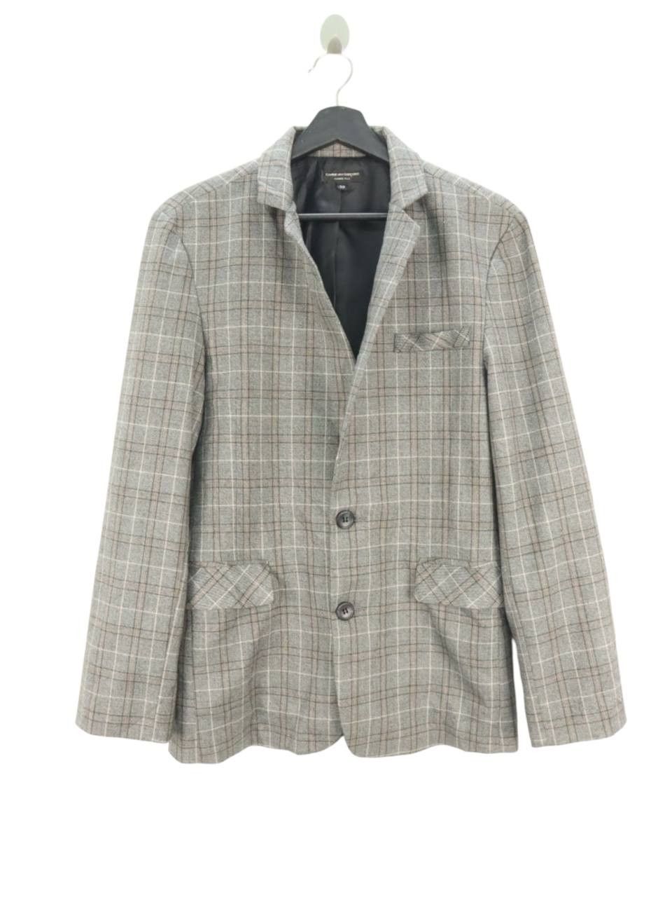 Comme des Garcons Comme Des Garcons Homme Plus Plaid Coat Jacket Size S / US 4 / IT 40 - 1 Thumbnail