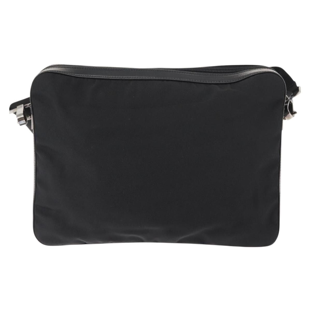 Gucci GUCCI Shoulder Bag Nylon Leather Black Size ONE SIZE - 3 Thumbnail