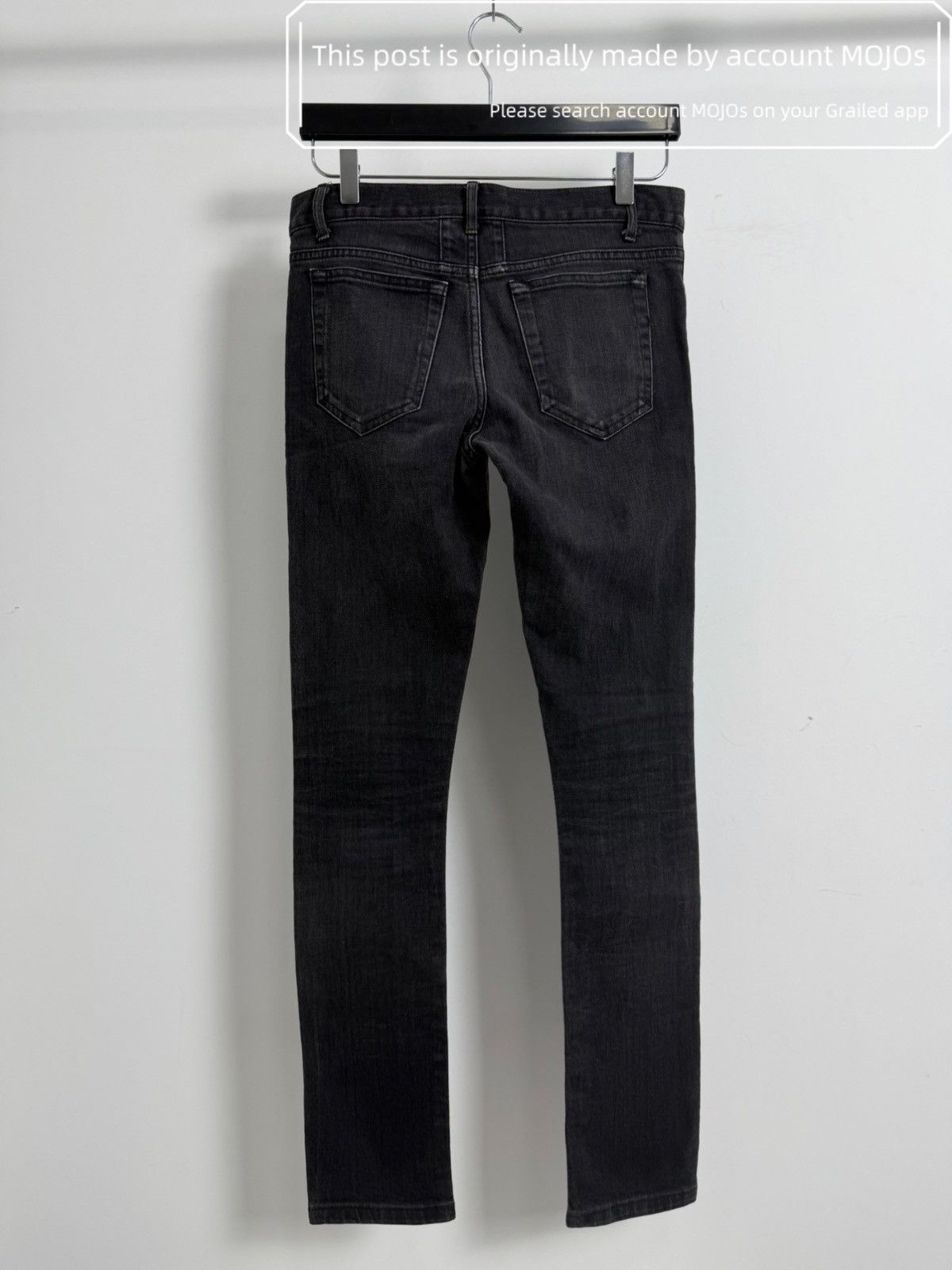 Saint Laurent Paris Sz 28 Saint Laurent Paris 15SS D02 Basic Vintage Black Denim Size US 28 / EU 44 - 2 Thumbnail