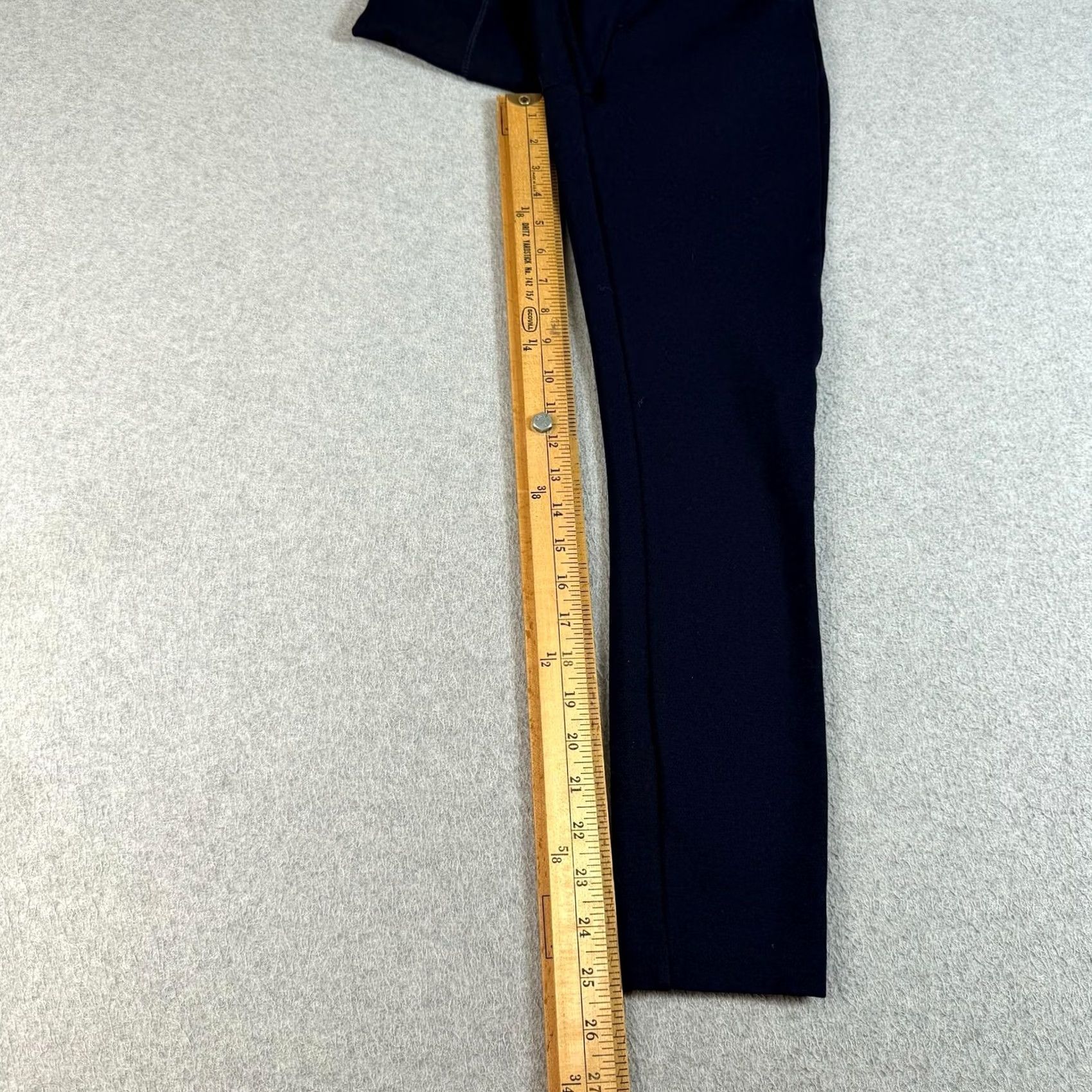J.Crew J.CREW Pants Women 0R Blue Ponte Ankle Slim Stretch Office Career Quiet Luxury Sl... Size 25" / US 0 / IT 36 - 6 Thumbnail