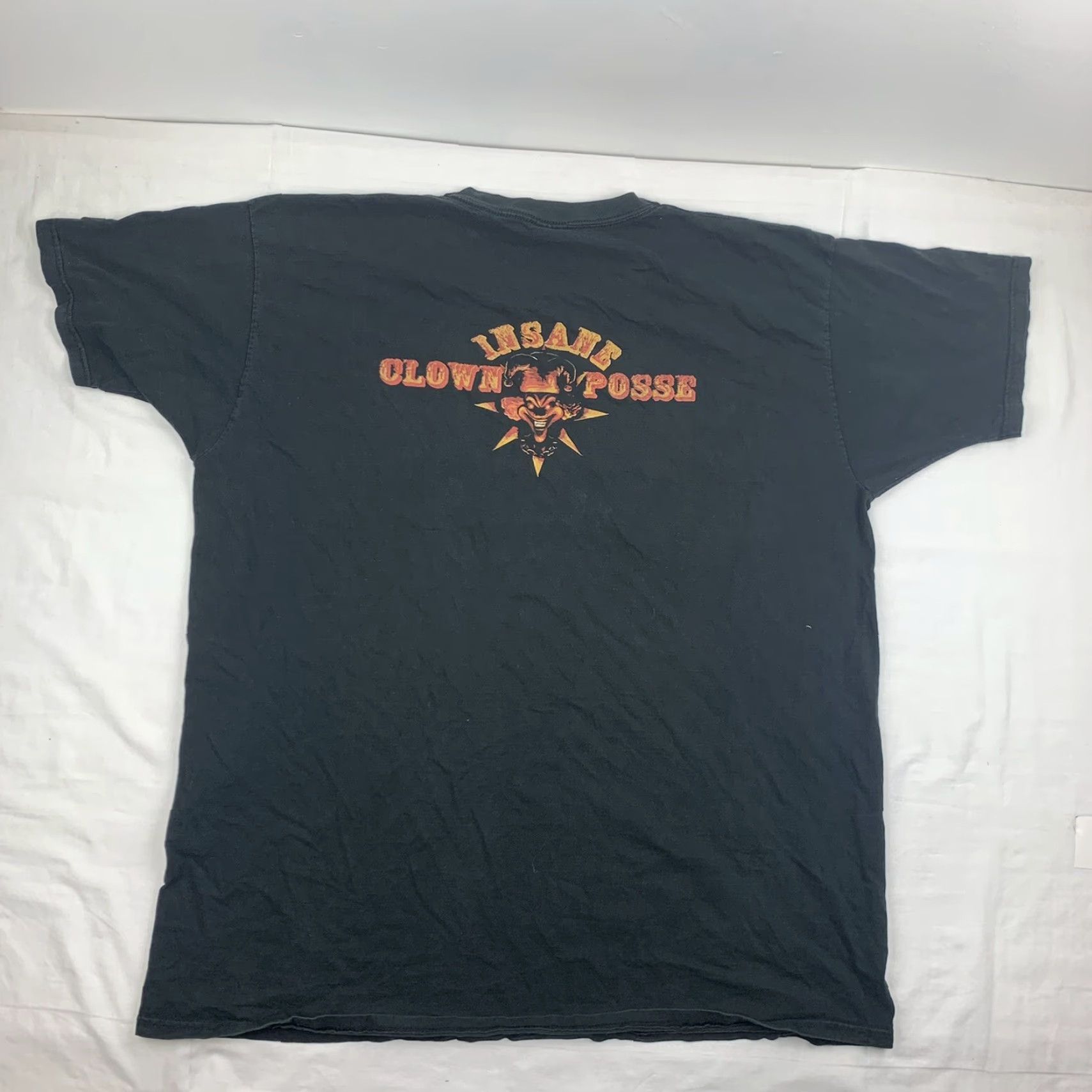 Fruit Of The Loom VINTAGE Insane Clown Posse T-Shirt 2XL Men Black Band Concert 90s Y2K Size US XXL / EU 58 / 5 - 8 Thumbnail