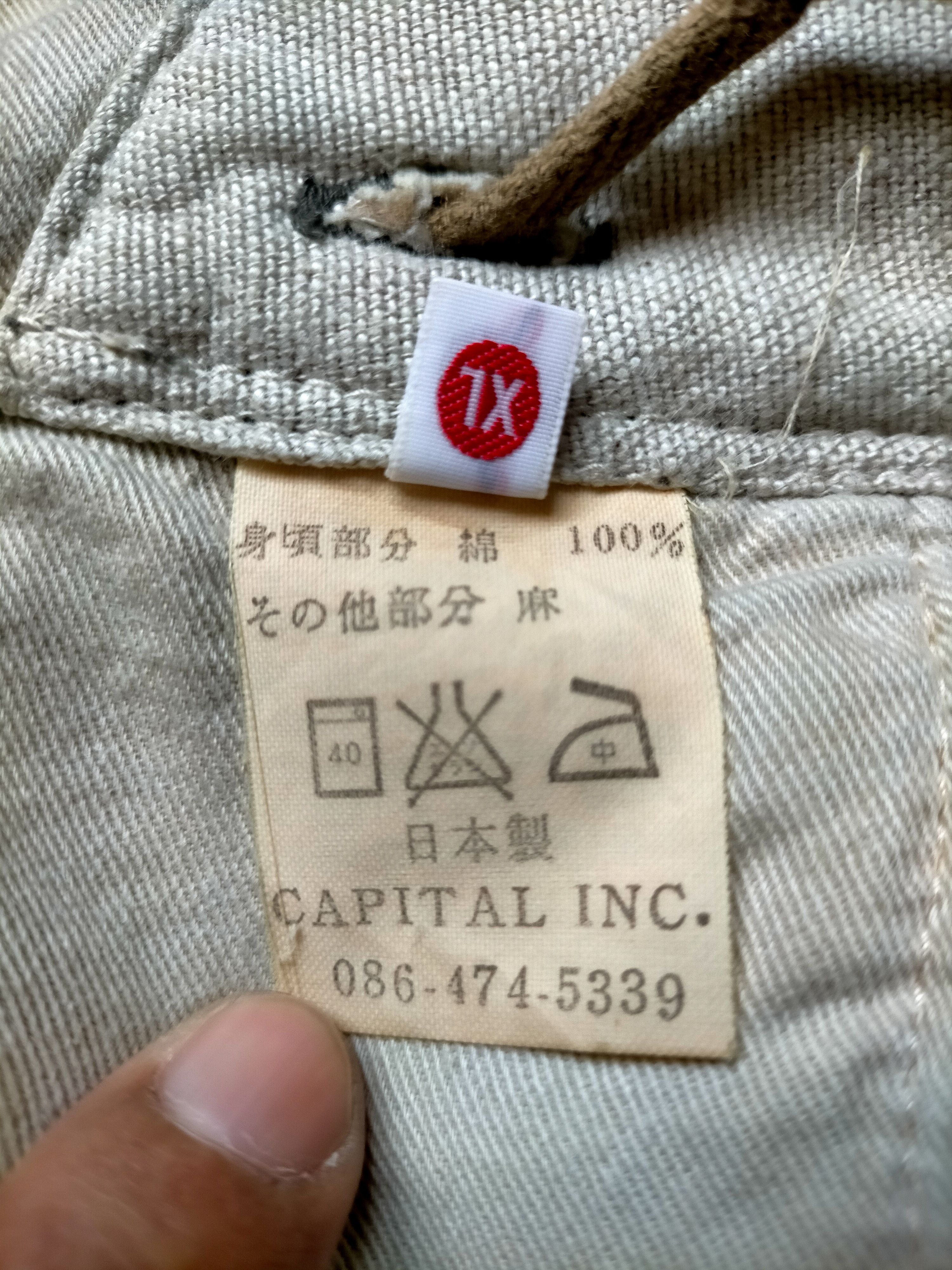 Kapital Kapital Made in japan Loose Wide Leg Button Fly Pants Size US 36 / EU 52 - 23 Thumbnail