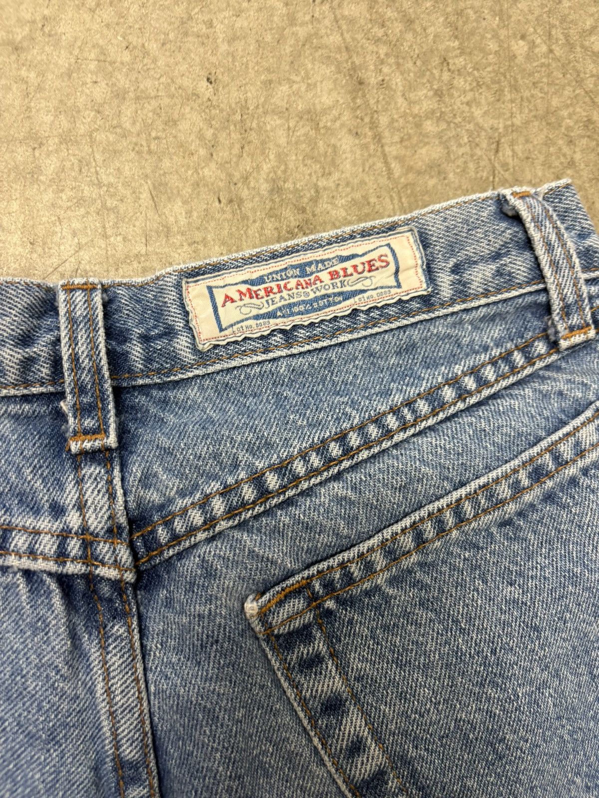 American Apparel Vintage 1980s Boot cut American Jeans Size 27" / US 4 / IT 40 - 3 Thumbnail