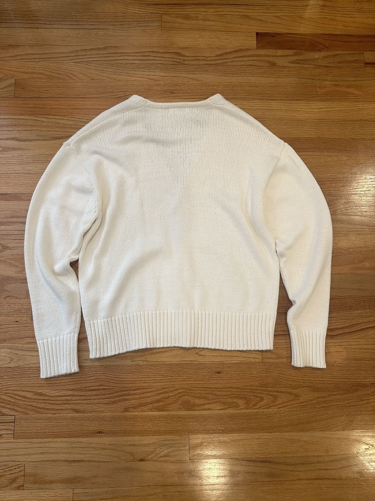 Zara Zara Cream Knit Cardigan Size US L / EU 52-54 / 3 - 3 Thumbnail