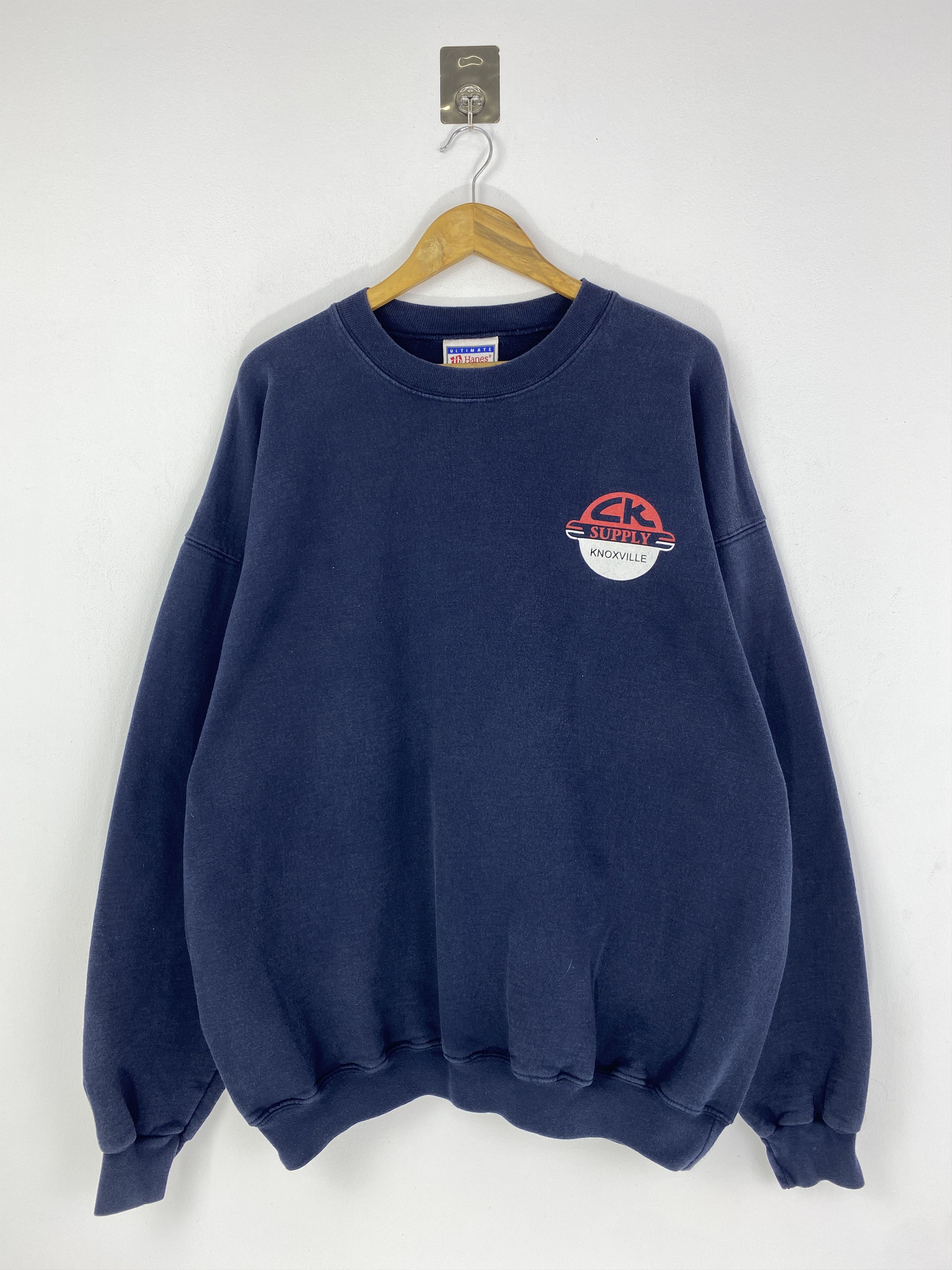 Vintage Vintage 90s Hanes Pullover Crewneck Sweatshirt SH0112 Size US L / EU 52-54 / 3 - 1 Thumbnail