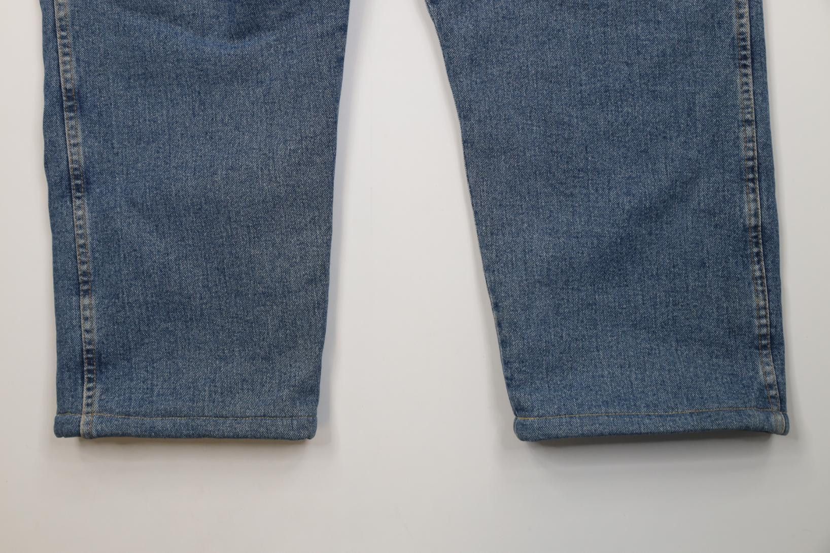 Wrangler Vintage Wrangler Fleece Lined Wide Leg Denim Jeans Blue Size US 44 / EU 60 - 5 Thumbnail