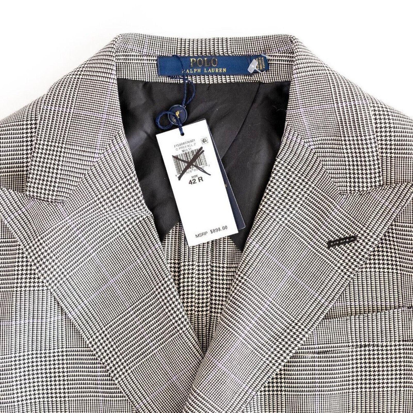 Polo Ralph Lauren NWT Polo Ralph Lauren Glen Plaid Double Breasted Blazer 42R Size 42R - 7 Thumbnail