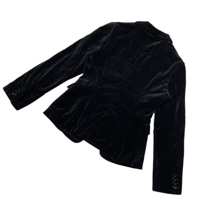 Japanese Brand VINTAGE CECIL MCBEE VELVET FORMAL BLAZER BLACK Size US S / EU 44-46 / 1 - 8 Thumbnail