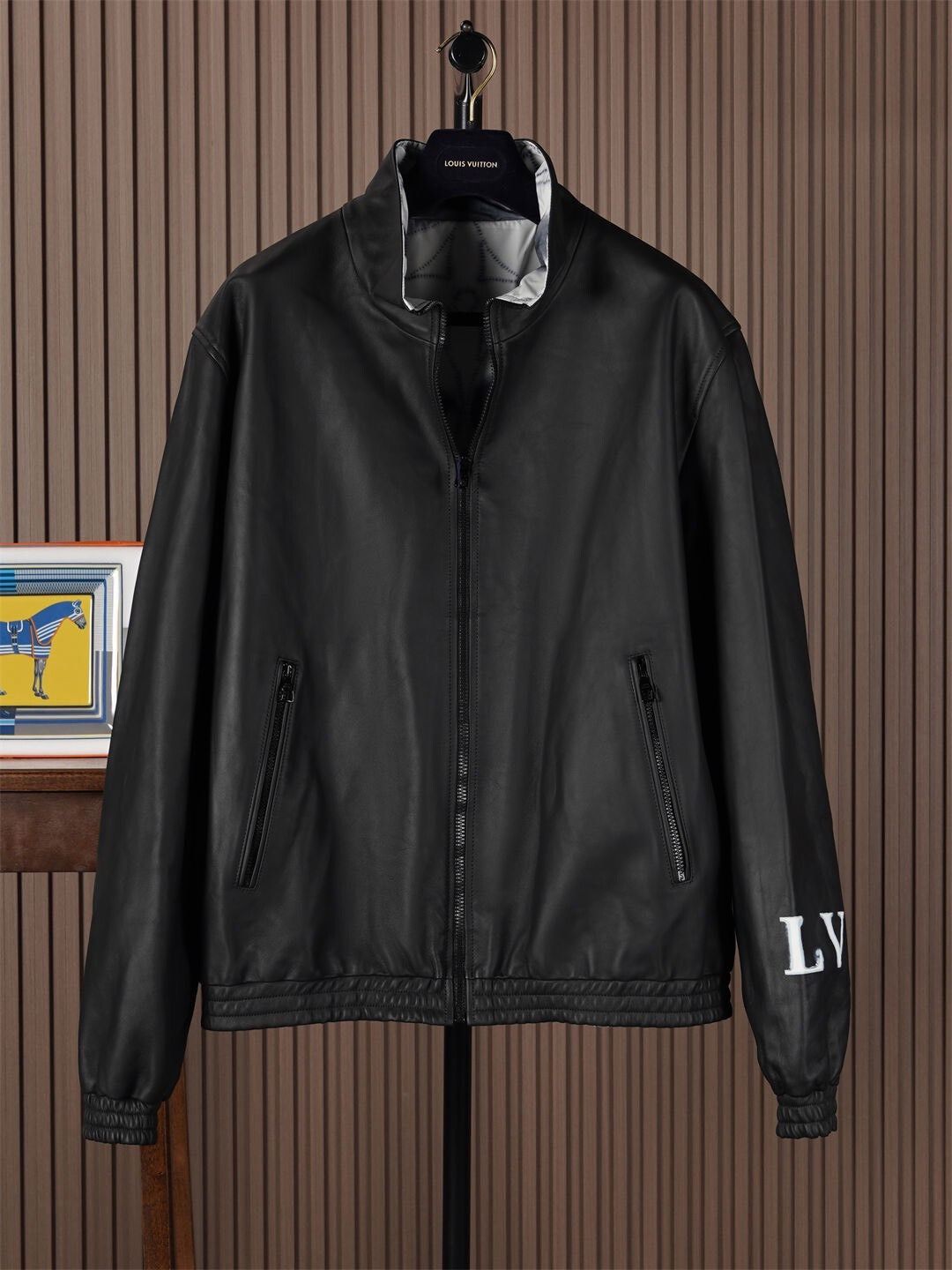LVXWA Double-Sided Leather Jacket for Men Size US XL / EU 56 / 4 - 1 Thumbnail