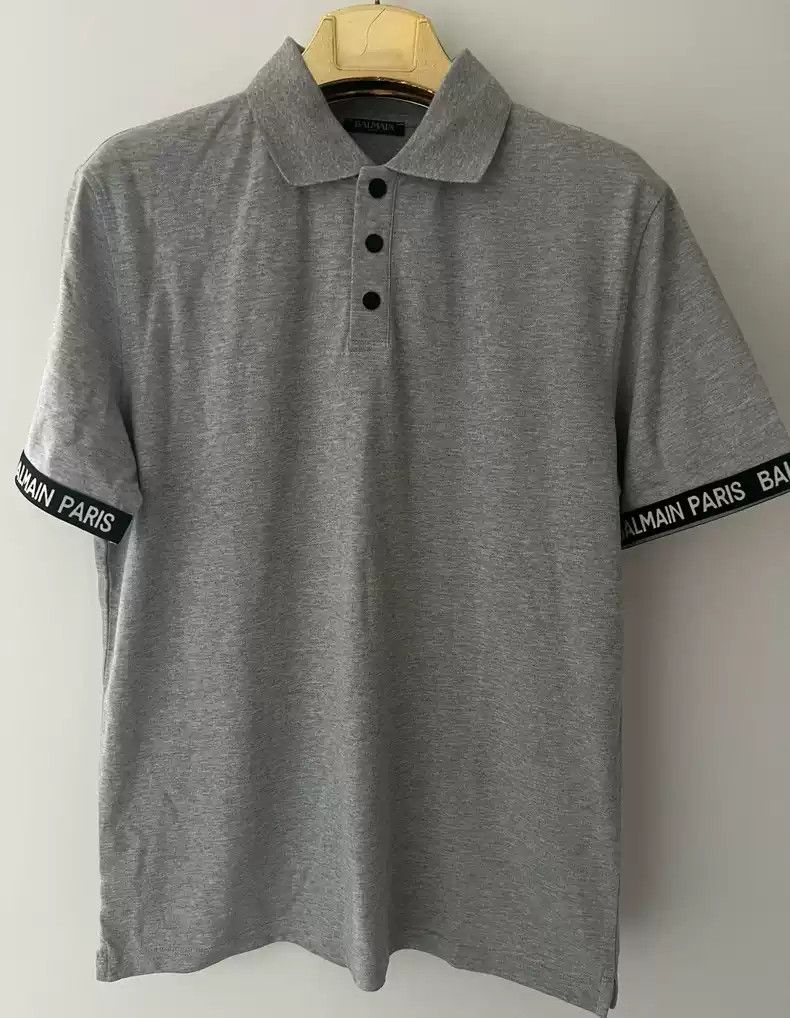 Balmain Gray polo shirt
