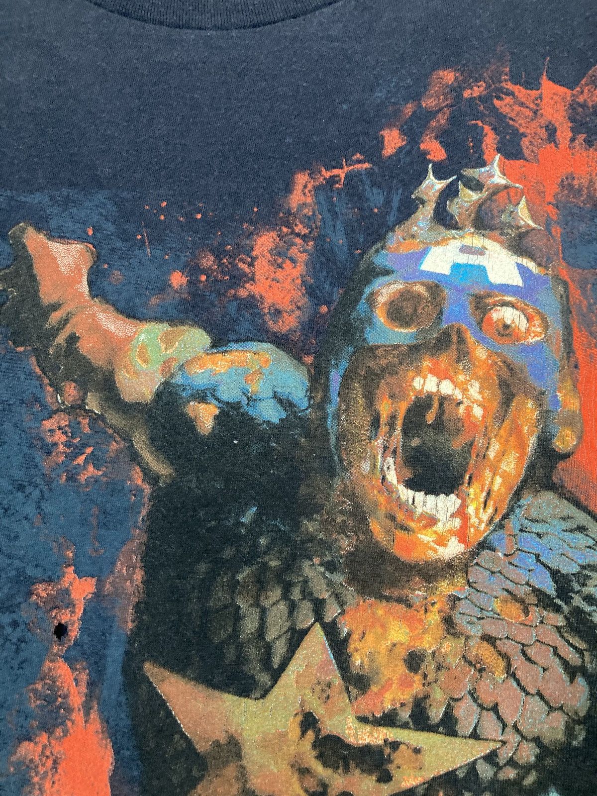 Marvel Comics CAPTAIN AMERICA MARVEL ZOMBIES T SHIRT COMICS AVENGERS X-MEN Size US M / EU 48-50 / 2 - 6 Thumbnail