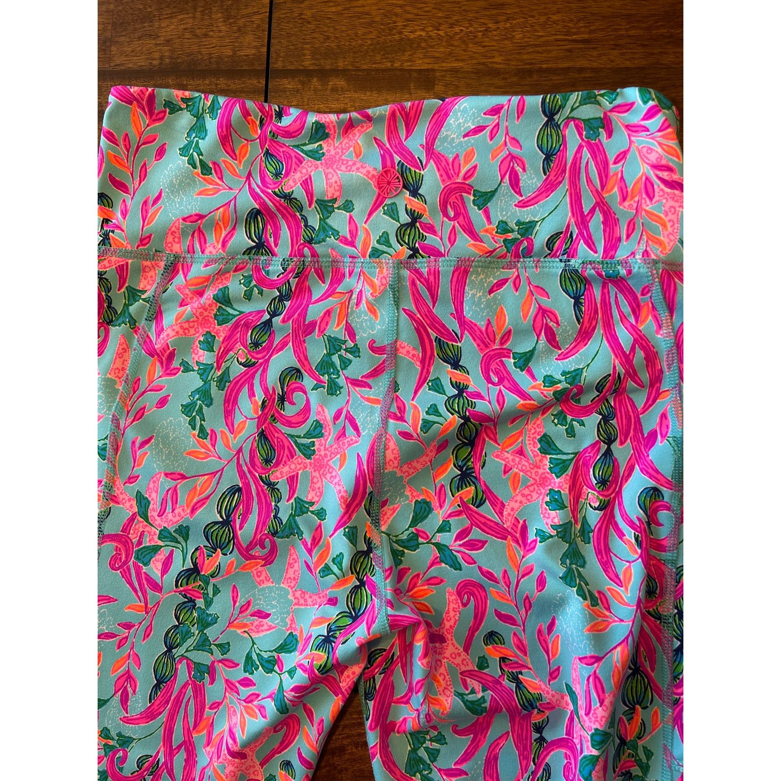 Lilly Pulitzer Lilly Pulitzer Seaweed Samba Luxletic Cropped Pant Medium Size 23" - 5 Thumbnail