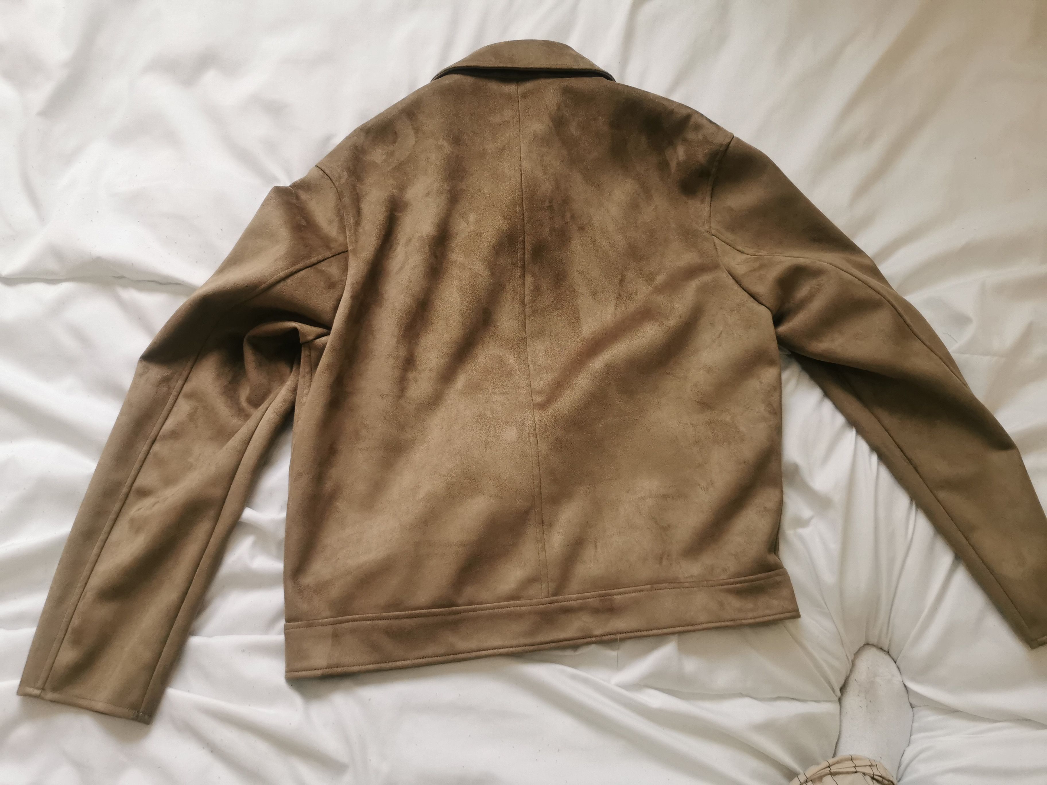 Zara Zara brown faux suede jacket size man medium Size US M / EU 48-50 / 2 - 9 Thumbnail