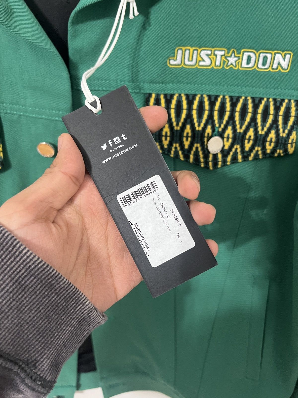 Just Don Just don trucker jacket brand new green Size US L / EU 52-54 / 3 - 3 Thumbnail