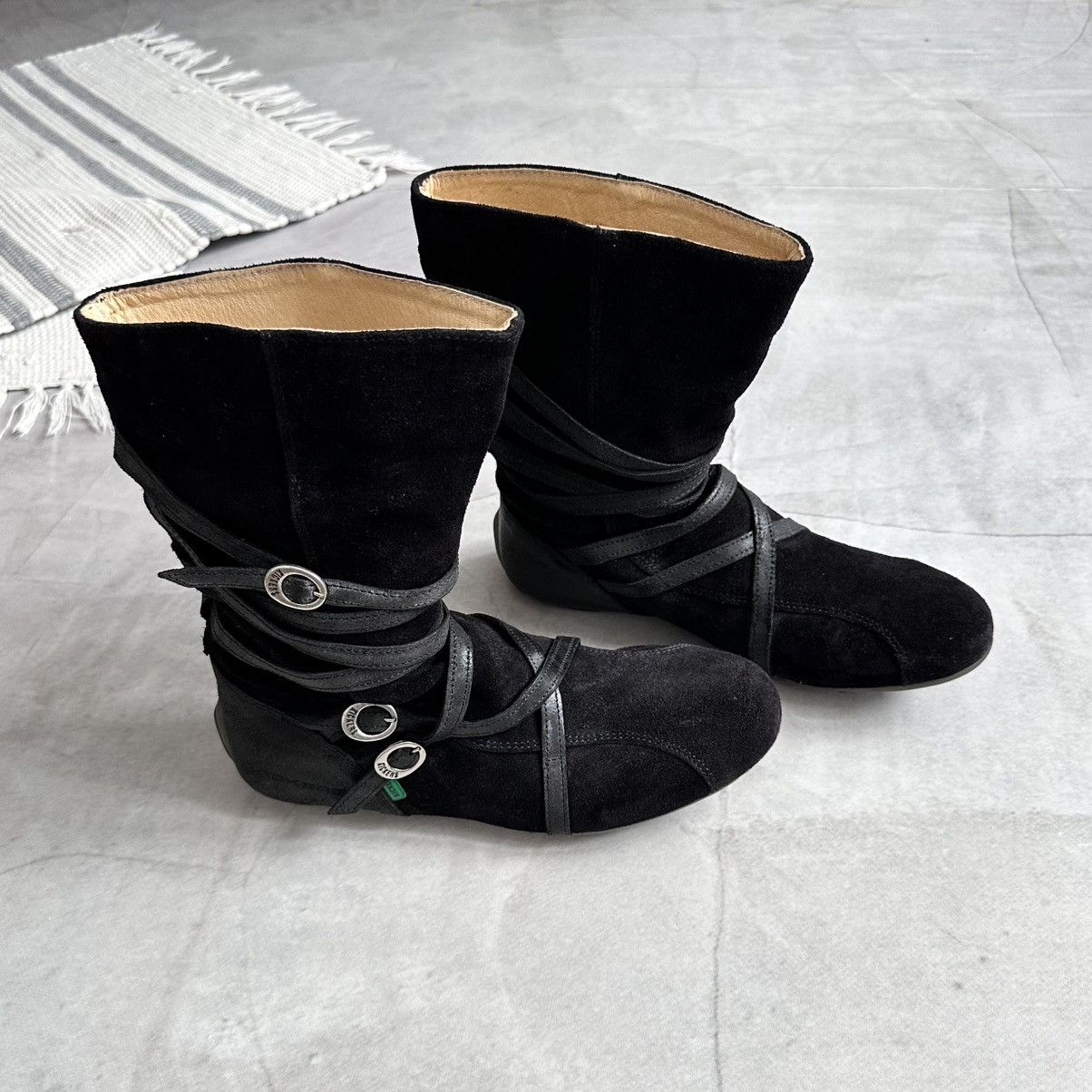 Dirk Bikkembergs Y2K Wrap Straps Boxing Biker Boots High Sneakers As 98 Vibe Size US 8 / IT 38 - 4 Thumbnail