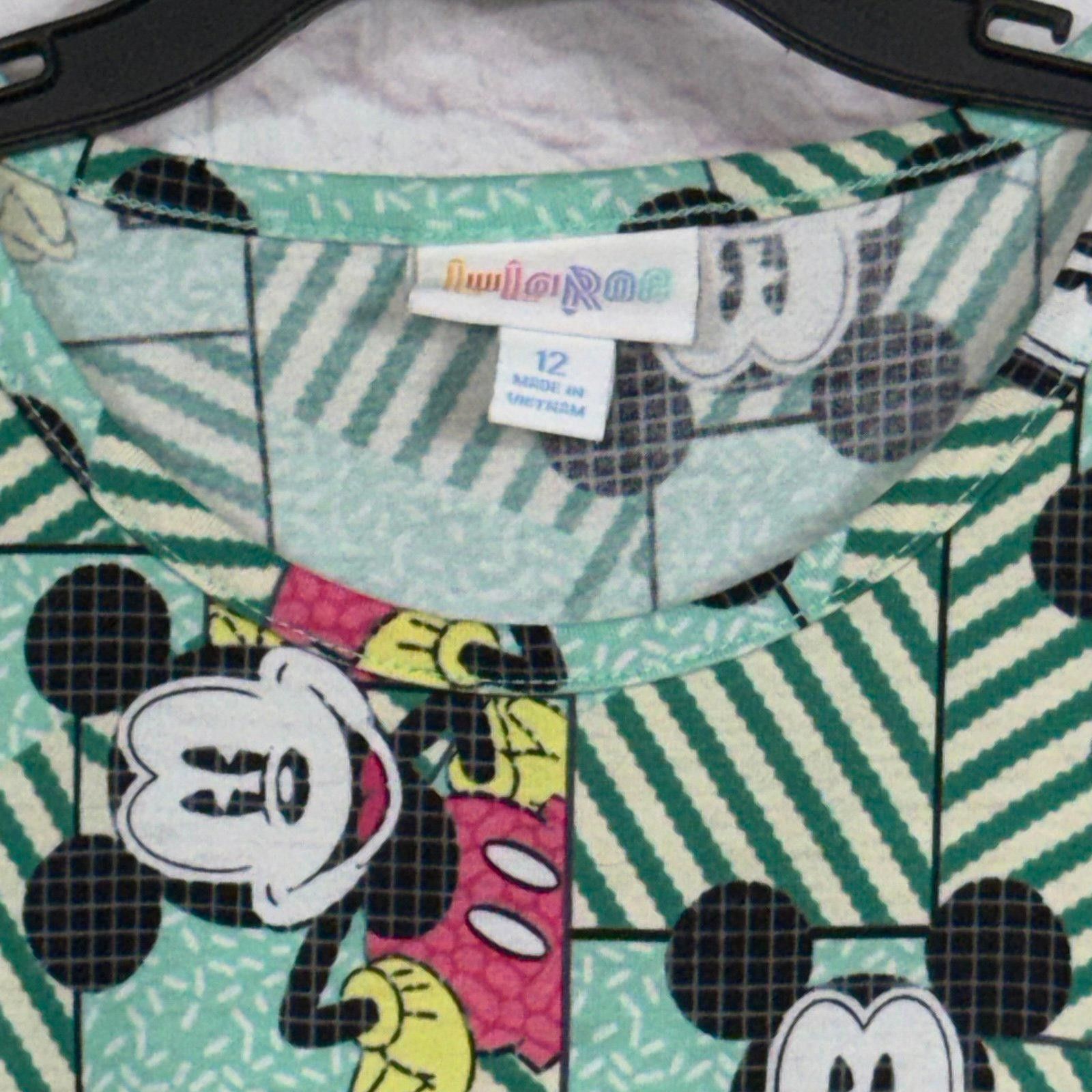 Other LulaRoe Girls 12 Mickey Mouse Dress Size ONE SIZE - 4 Thumbnail