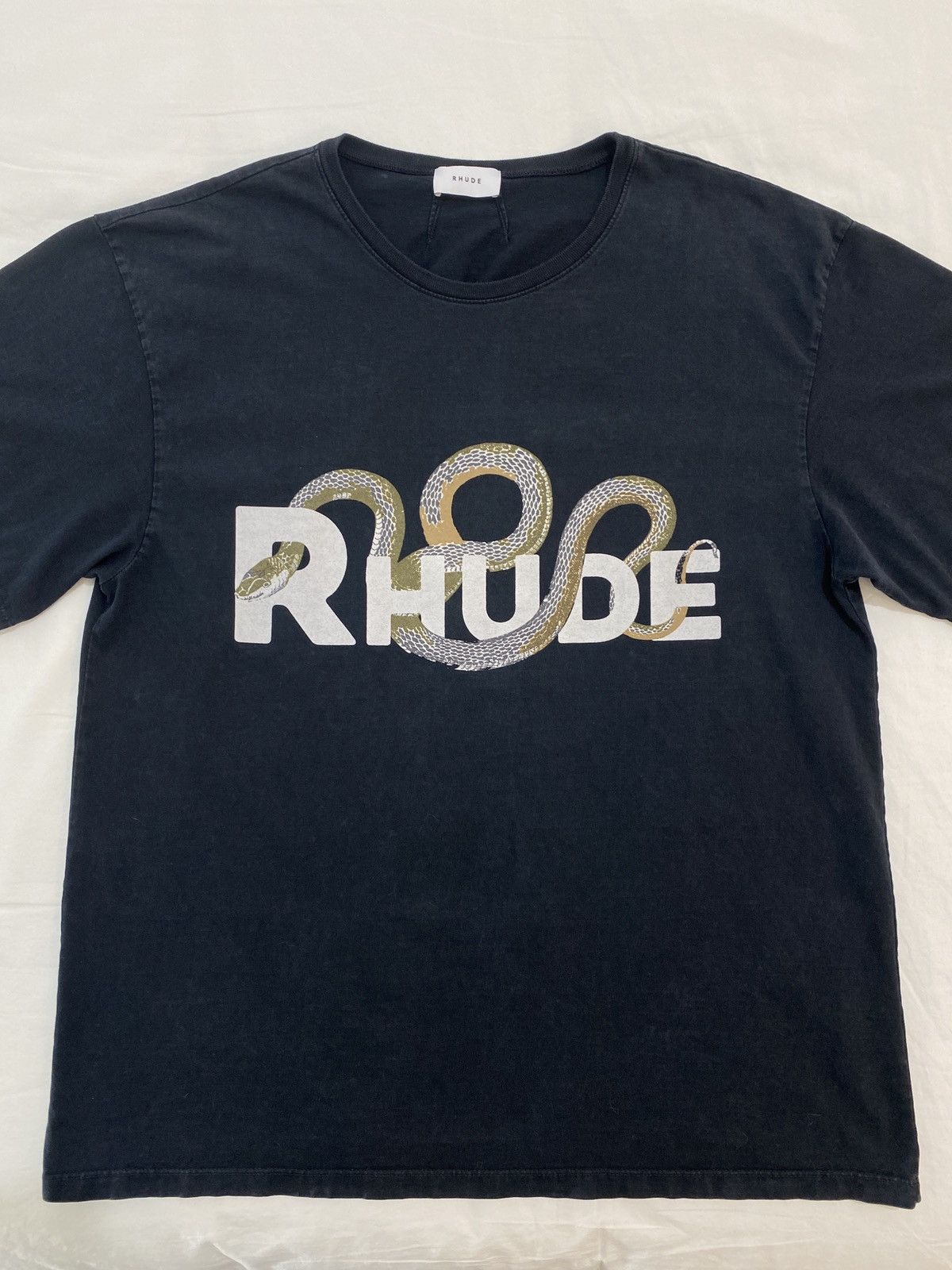 Rhude Rhude Snake Logo Tee Size US XL / EU 56 / 4 - 4 Thumbnail