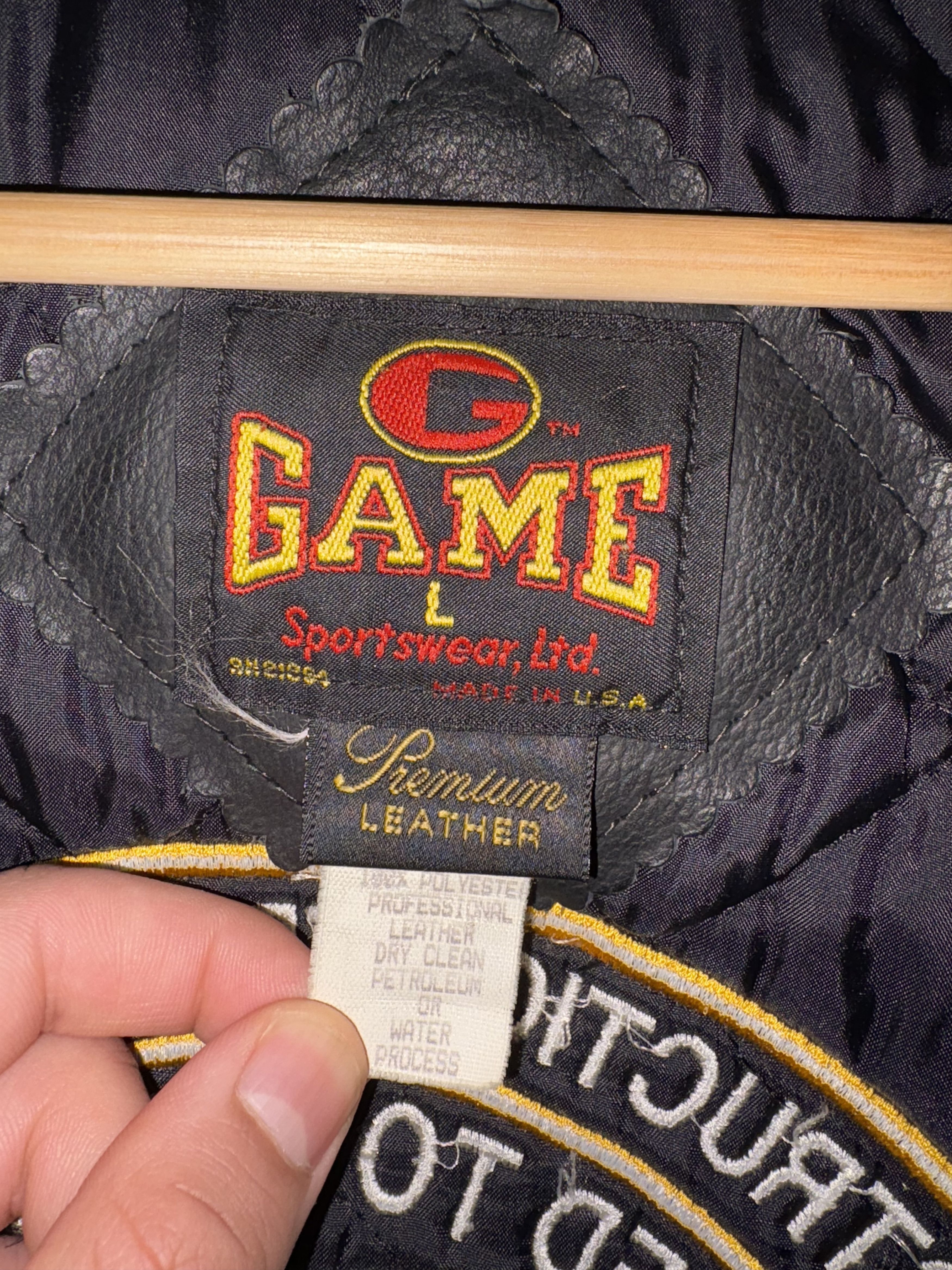 Vintage Vintage Union Black Varsity Jacket Size US L / EU 52-54 / 3 - 4 Thumbnail