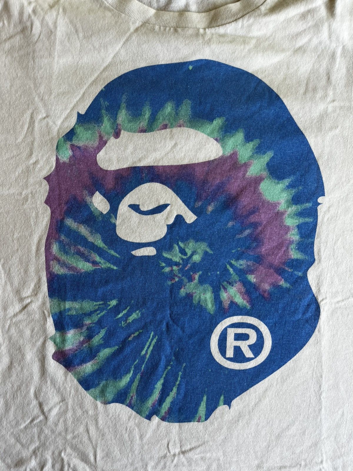 Bape BAPE Tie Dye Big Ape Head Tee Size M Size US M / EU 48-50 / 2 - 3 Thumbnail
