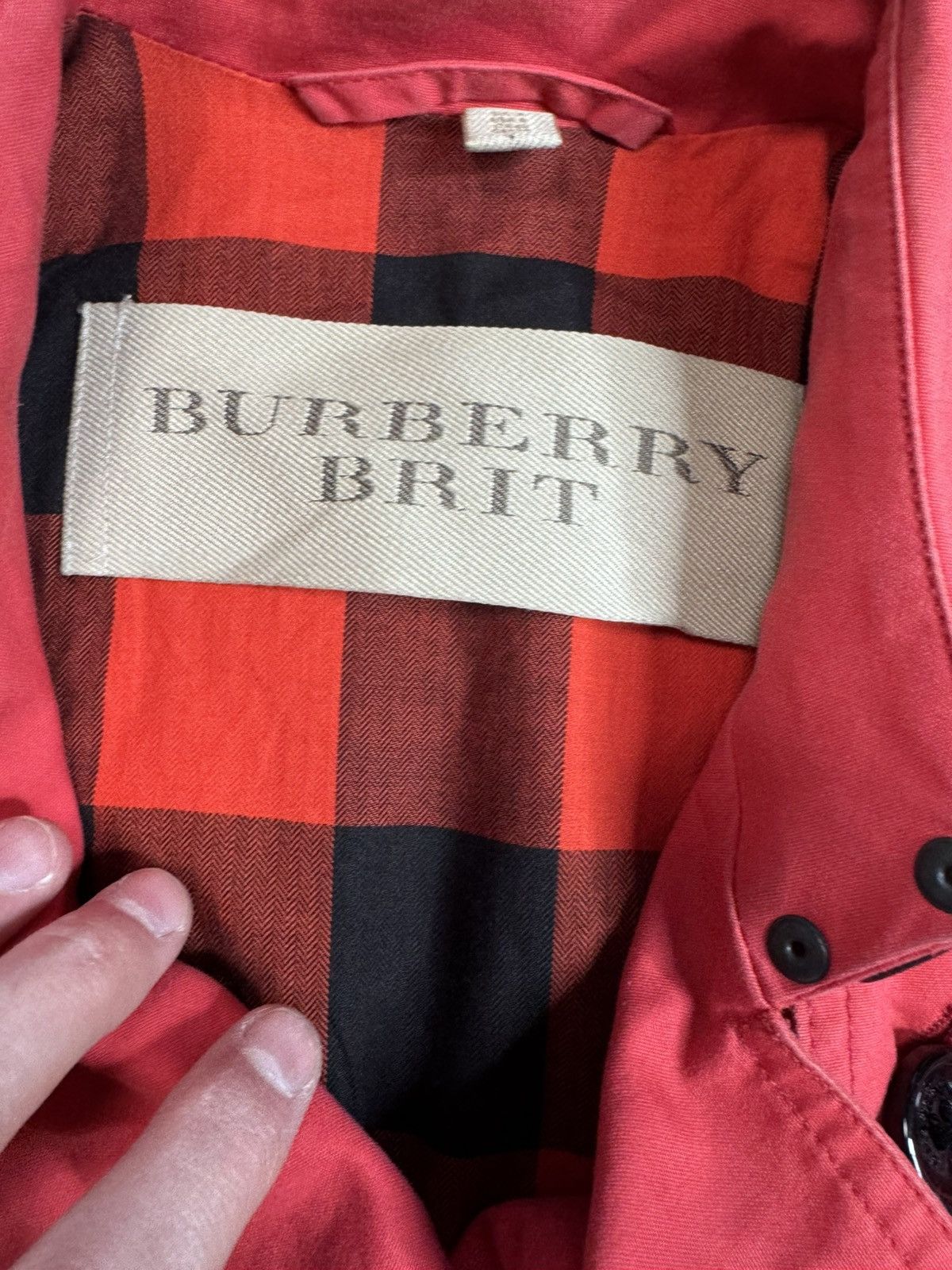 Burberry × Vintage Blazers Burberry Brit Woman Nova Check Jacket Size S / US 4 / IT 40 - 5 Thumbnail