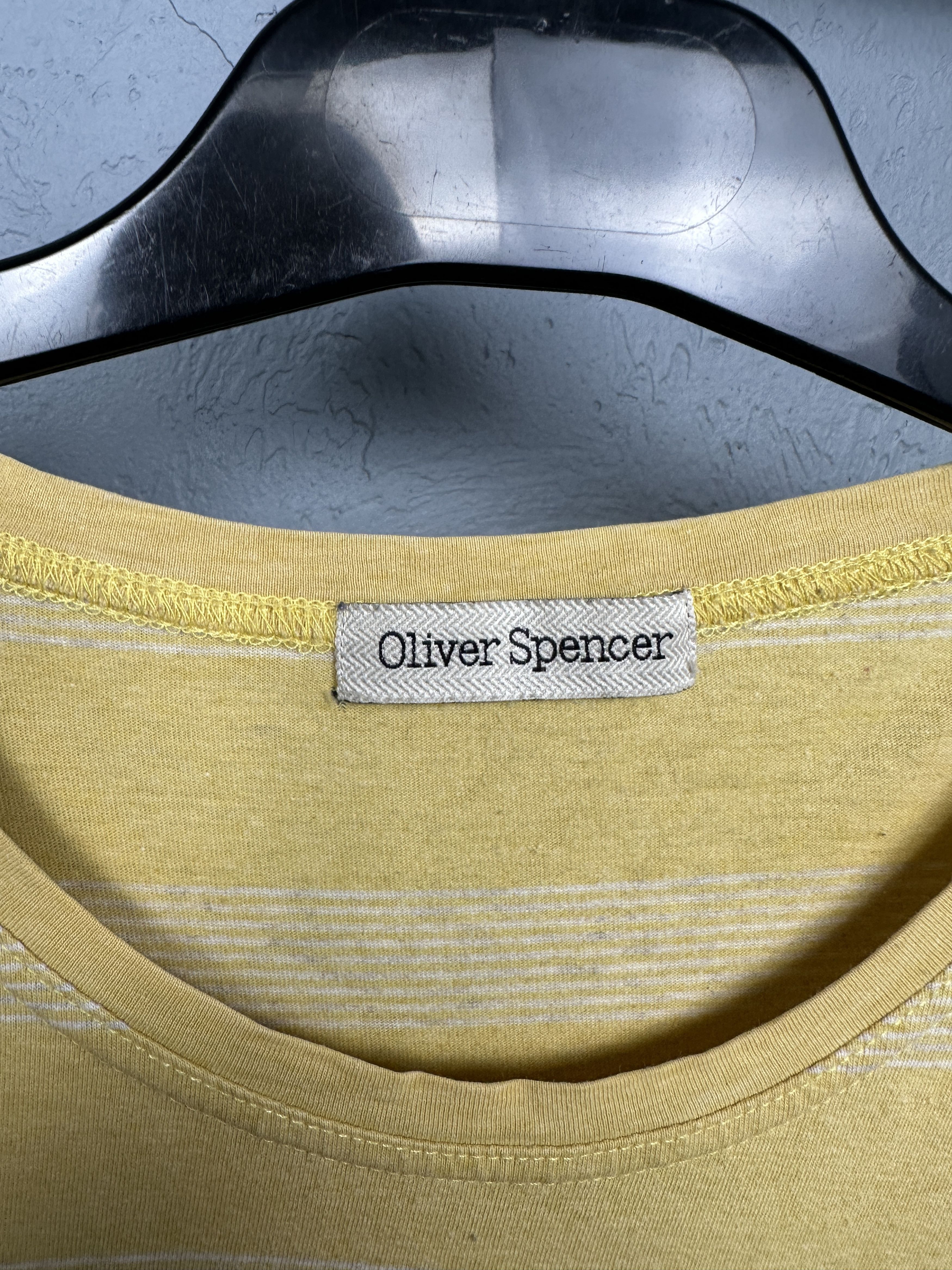 Oliver Spencer Oliver Spencer Mens T-Shirt Tee Size US XL / EU 56 / 4 - 5 Thumbnail