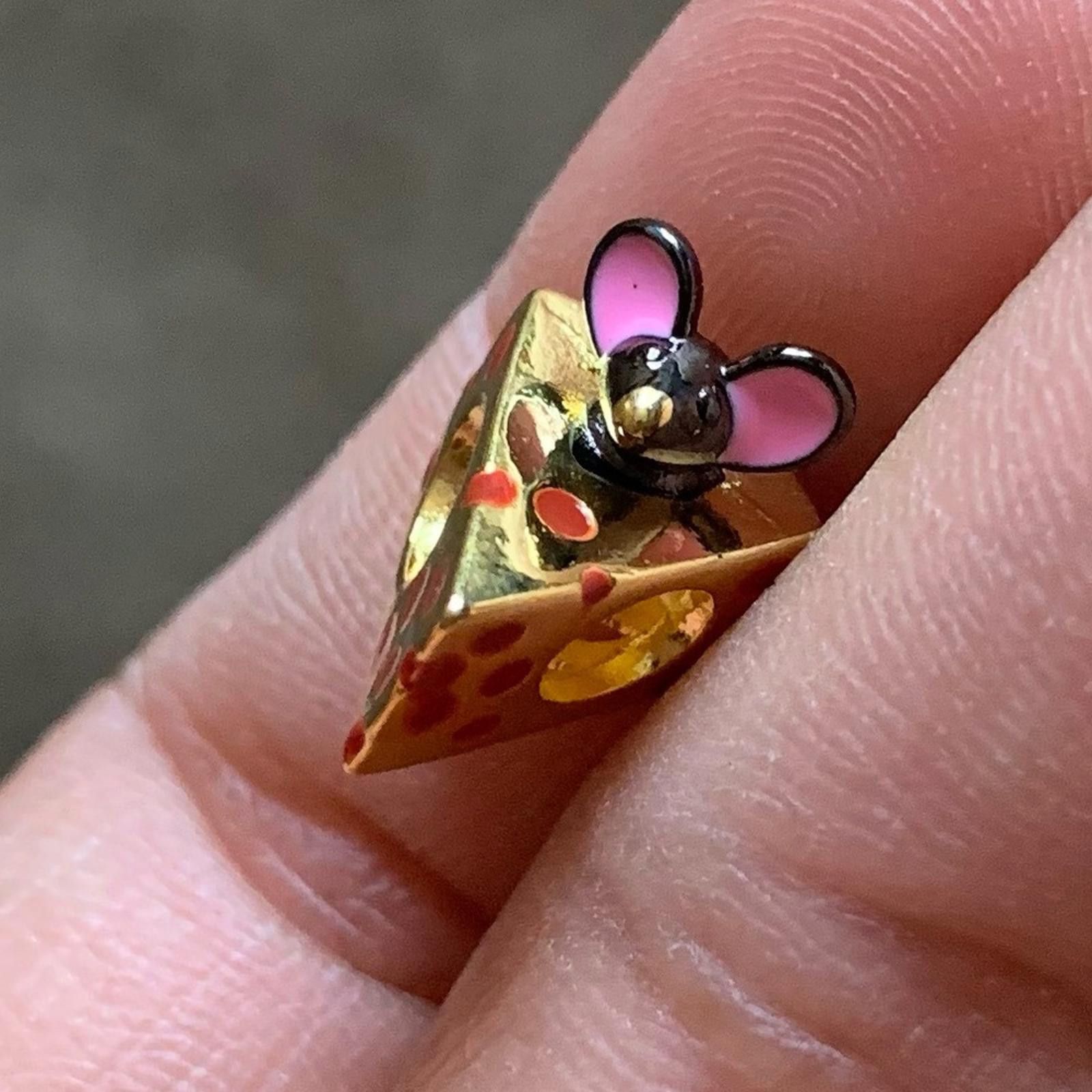 Other NWOT Nora Fleming Rat In Cheese Charm Sterling Silver 925 Size ONE SIZE - 7 Thumbnail