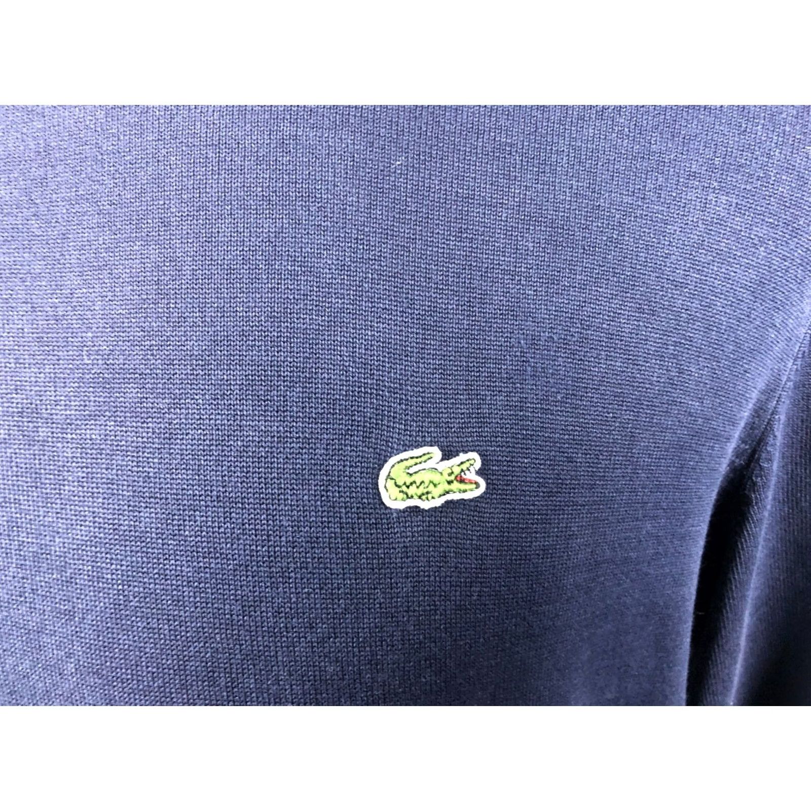 Lacoste Lacoste Sweater Men's Size 5 Cotton Dark Blue Crew Neck Pullover Size US S / EU 44-46 / 1 - 6 Thumbnail