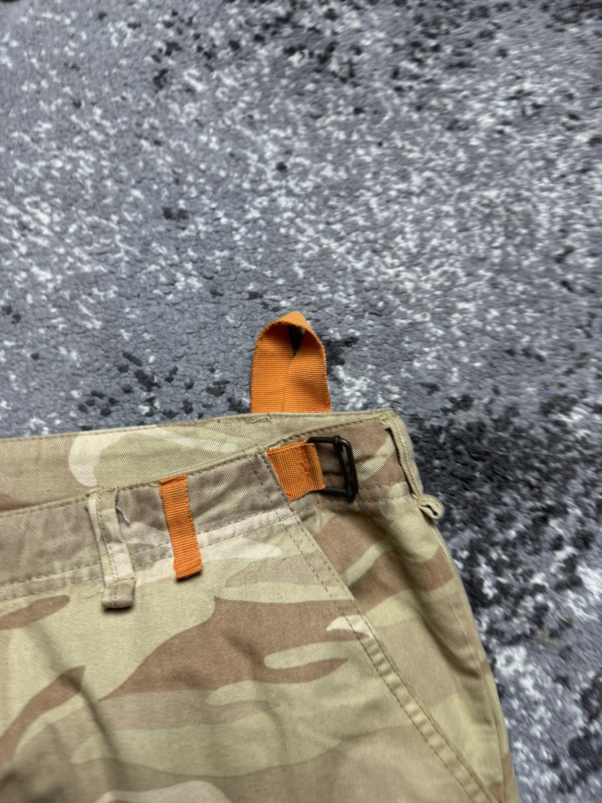Japanese Brand × Vintage Vintage Y2K Exsto CamoTan Carti Style Opium Baggy Shorts Size US 38 / EU 54 - 5 Thumbnail