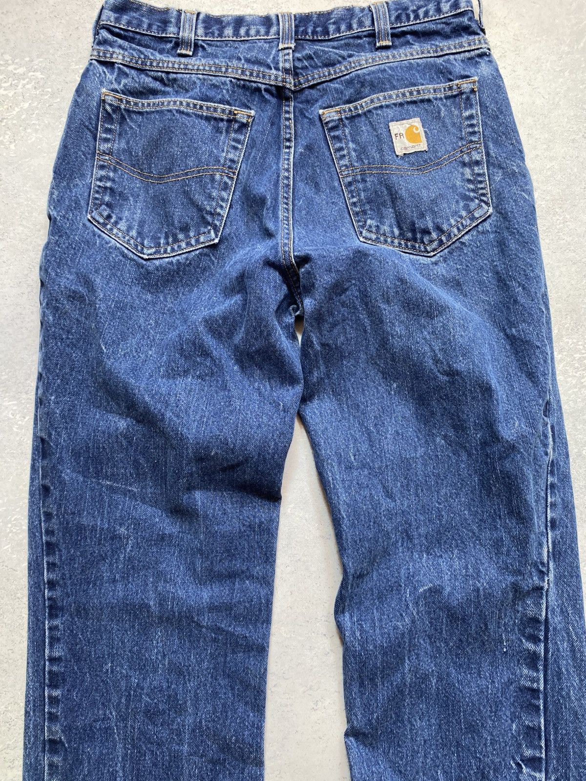 Carhartt Carhartt Jeans Men's 32x30 Blue Denim FR Flame Resistant ARC Size US 32 / EU 48 - 9 Thumbnail